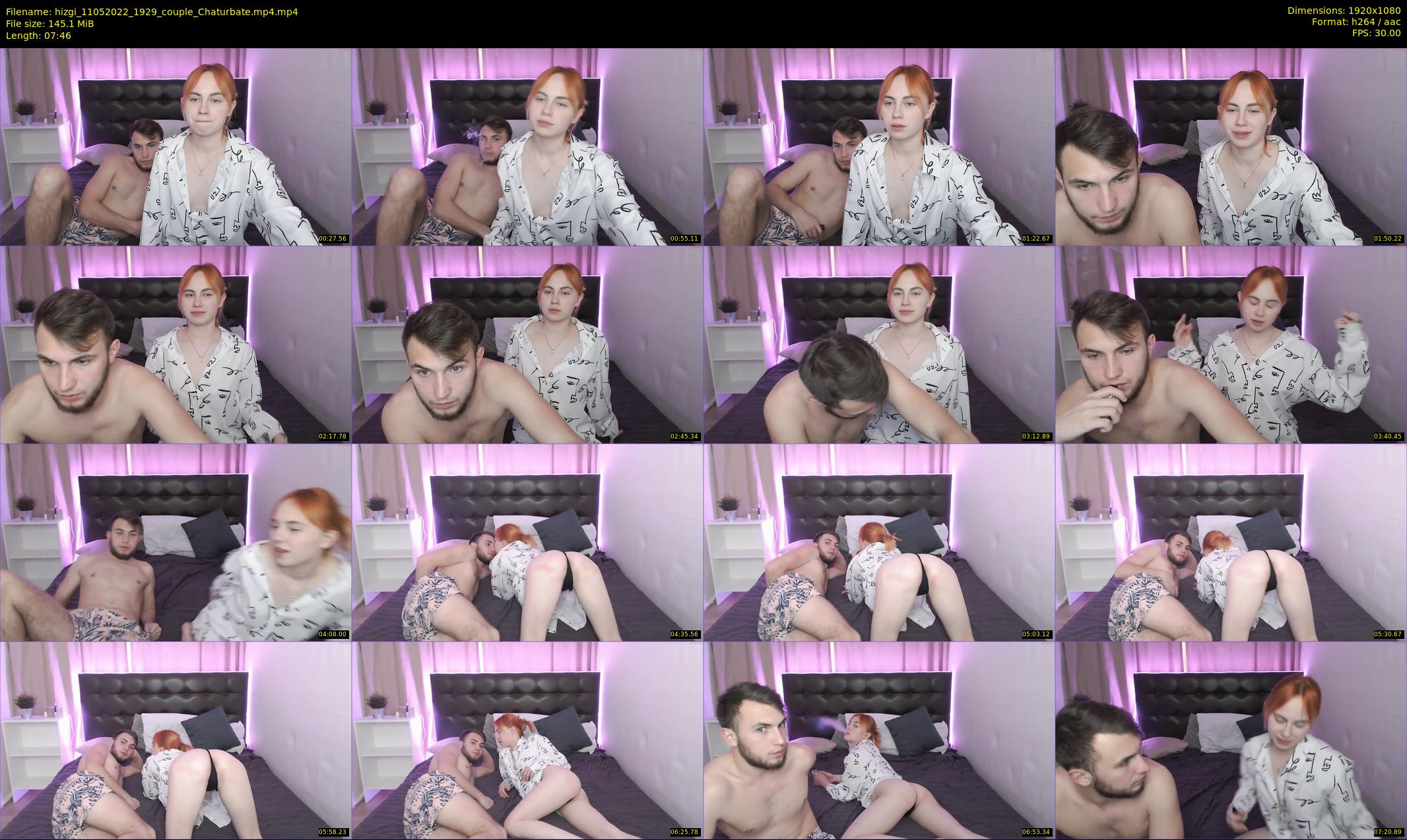 hizgi — 8 minute Chaturbate couple cam show recording, 1080p, May 11, 2022