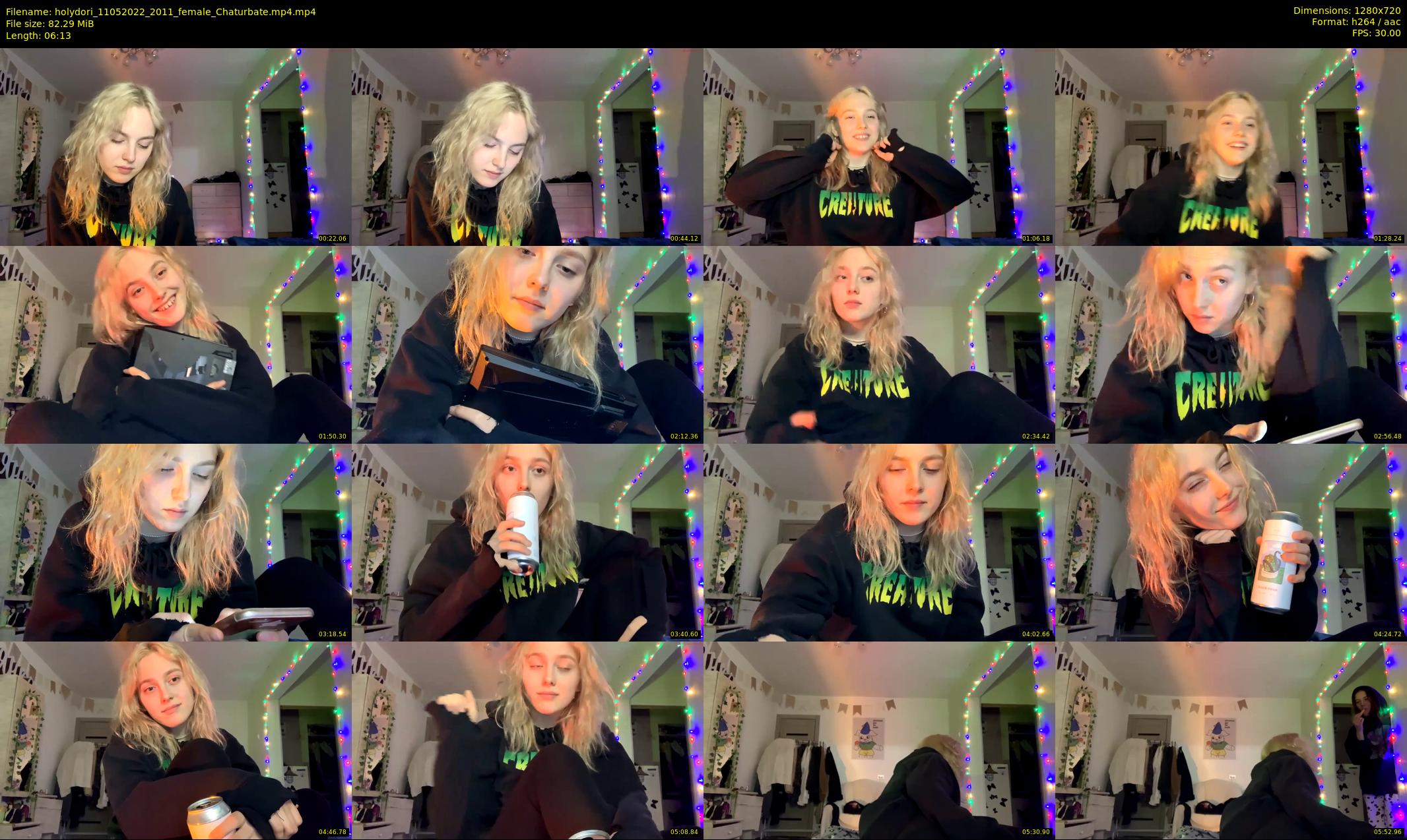 holydori — 7 minute Chaturbate female cam show recording, 720p, May 11, 2022
