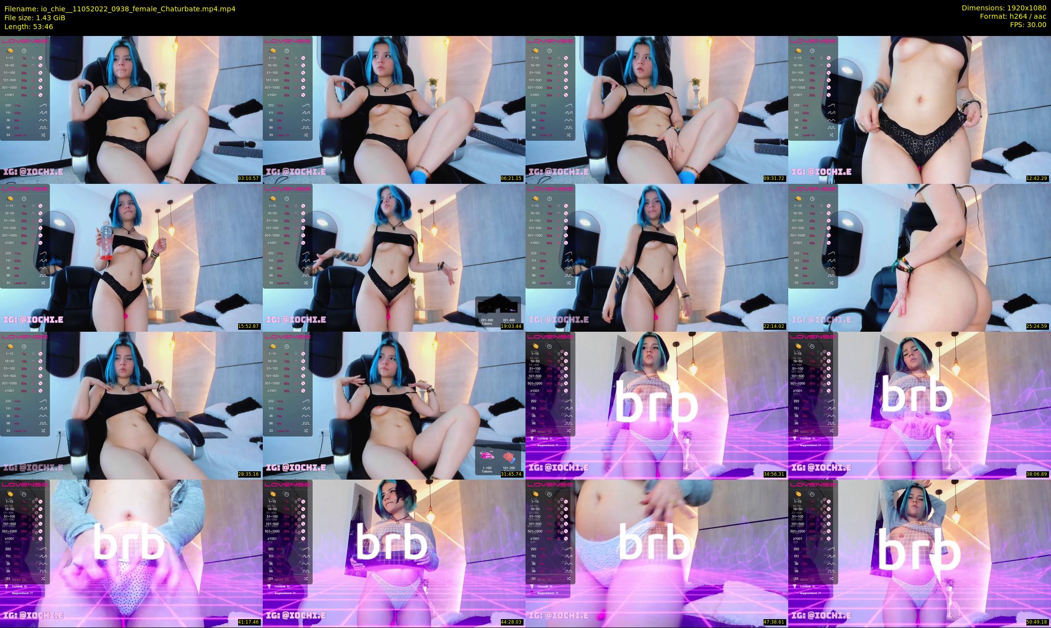 io_chie_ — 54 minute Chaturbate female cam show recording, 1080p, May 11, 2022