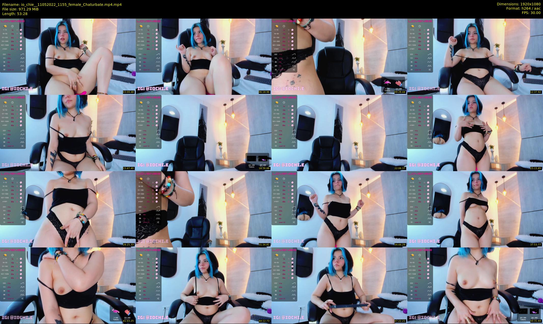 io_chie_ — 54 minute Chaturbate female cam show recording, 1080p, May 11, 2022