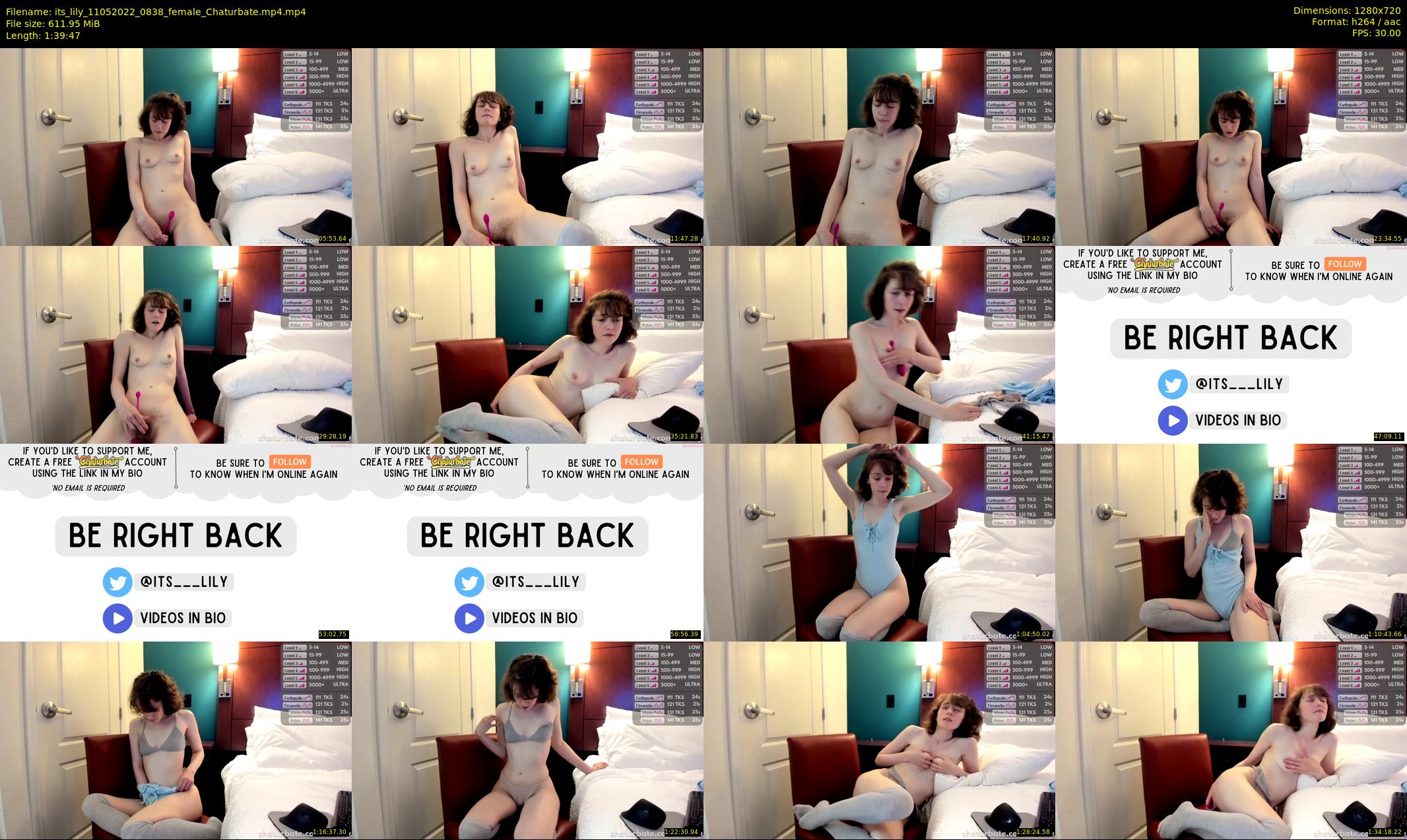 its_lily — 100 minute Chaturbate female cam show recording, 720p, May 11, 2022