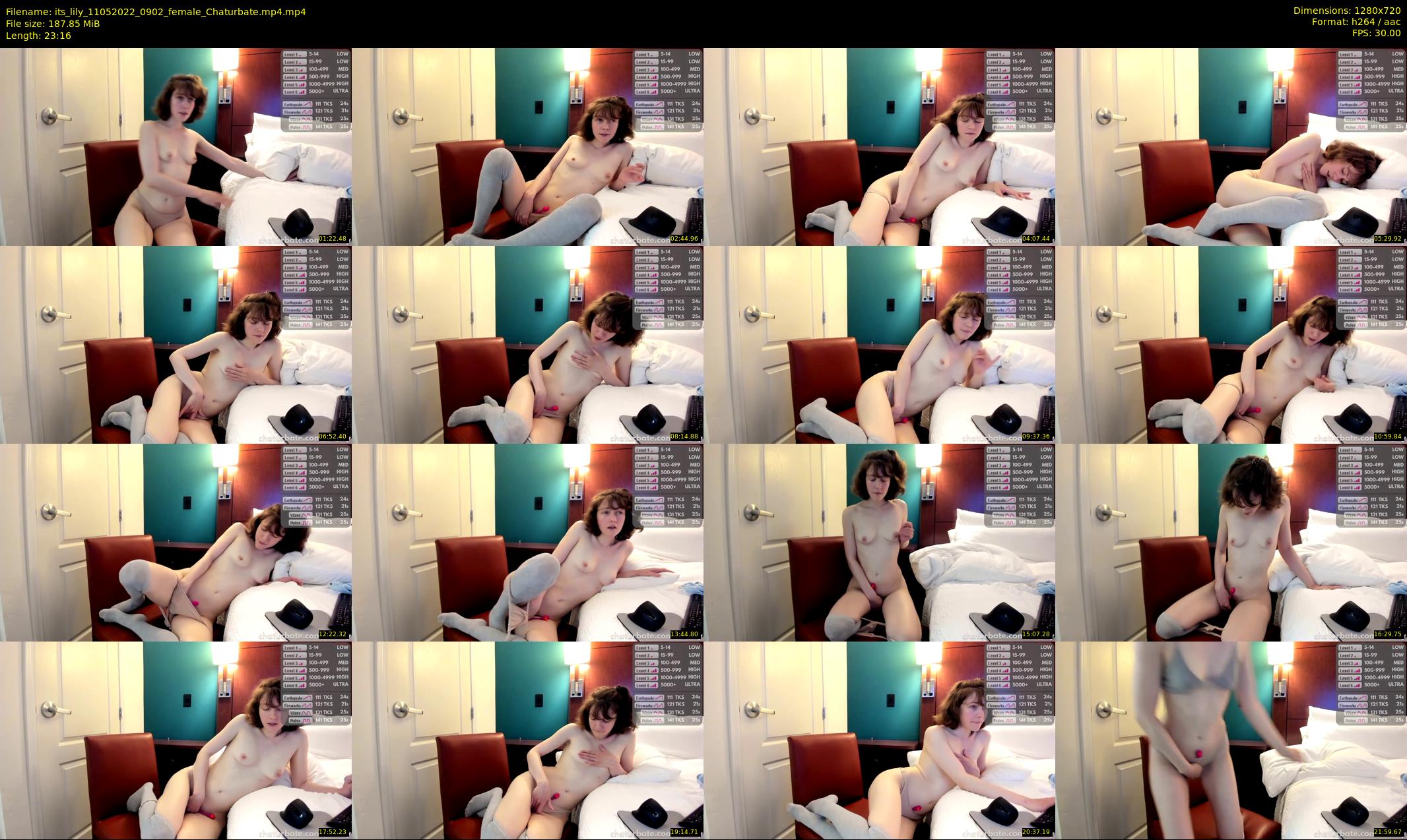 its_lily — 24 minute Chaturbate female cam show recording, 720p, May 11, 2022