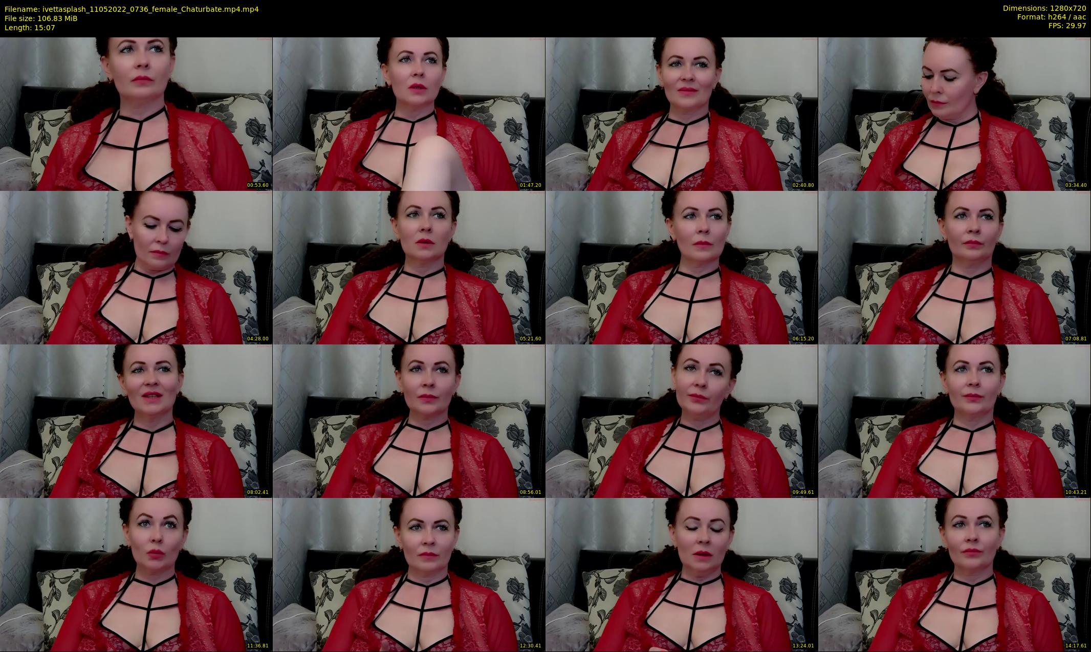 ivettasplash — 16 minute Chaturbate female cam show recording, 720p, May 11, 2022