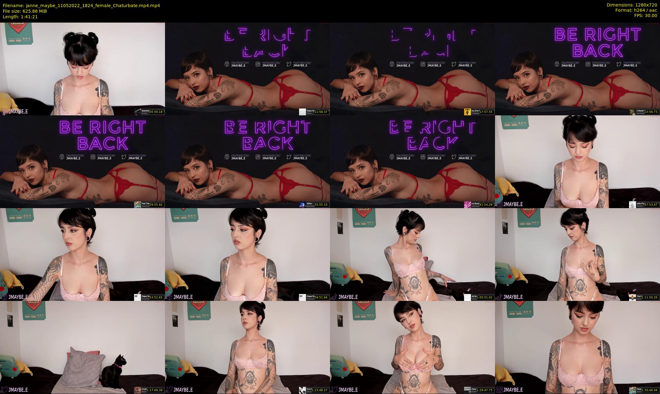 janne_maybe — 102 minute Chaturbate female cam show recording, 720p, May 11, 2022
