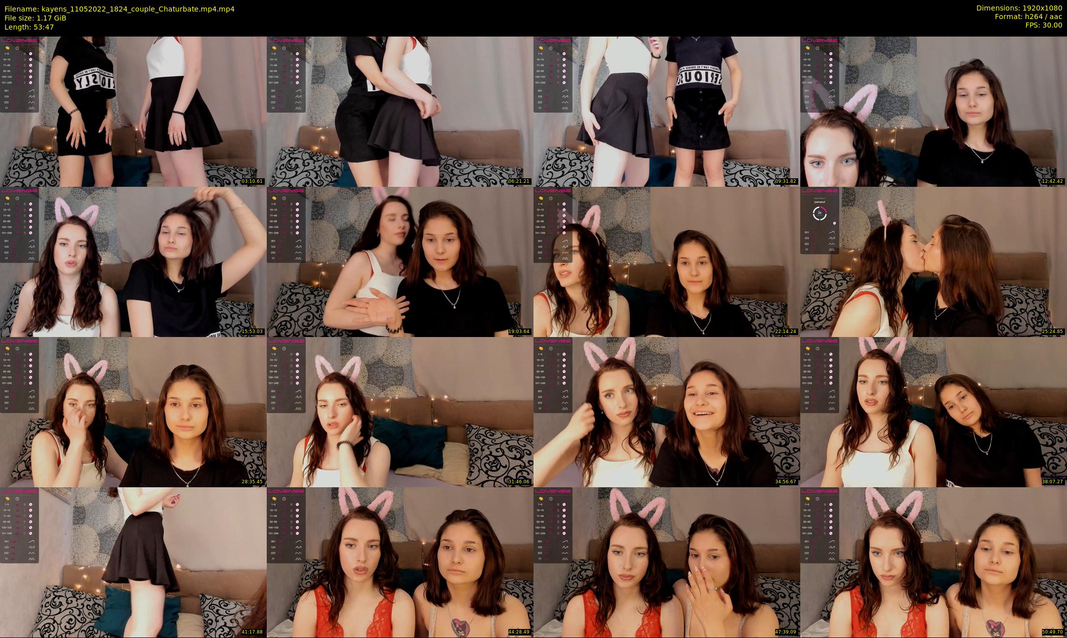 kayens — 54 minute Chaturbate couple cam show recording, 1080p, May 11, 2022