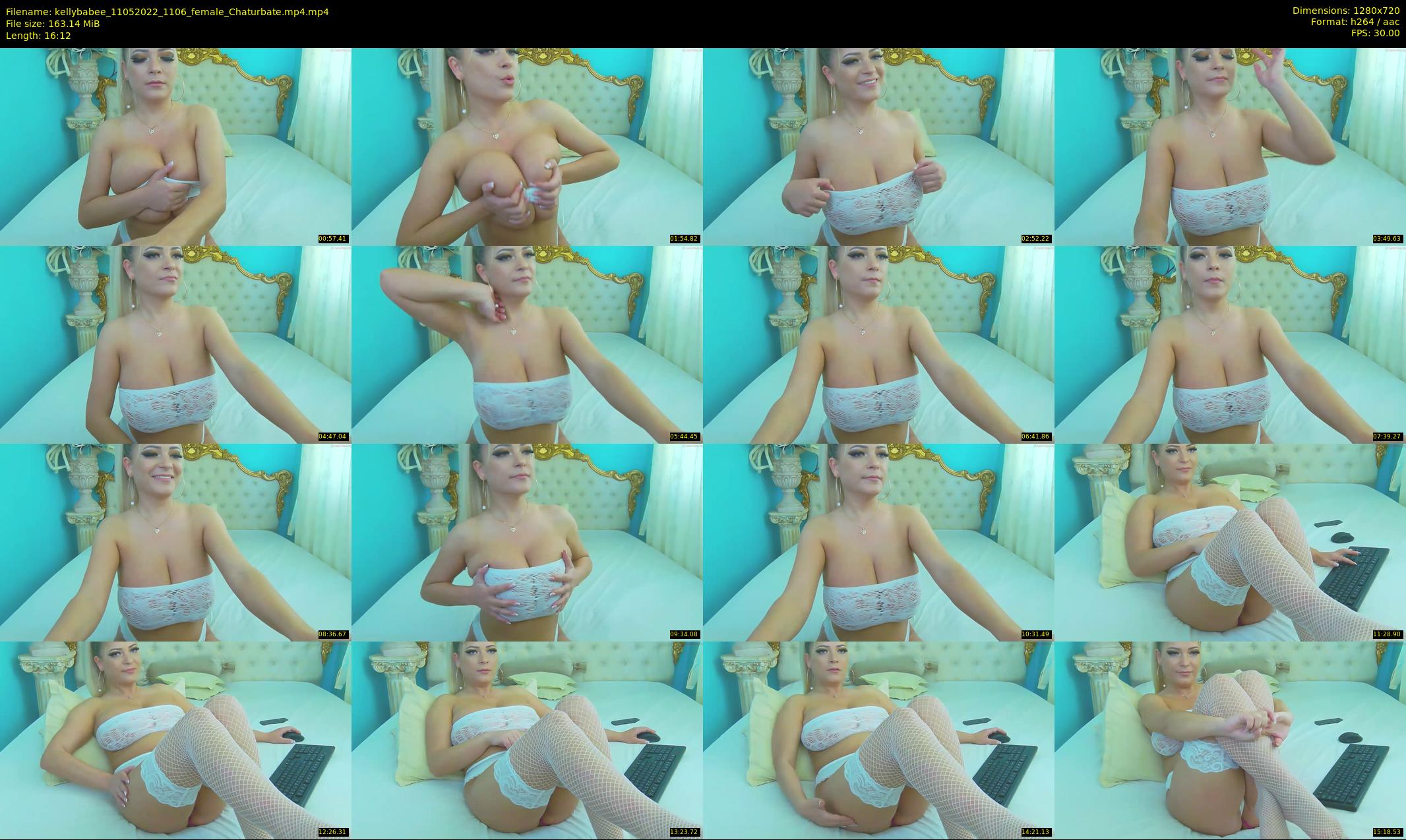 kellybabee — 17 minute Chaturbate female cam show recording, 720p, May 11, 2022