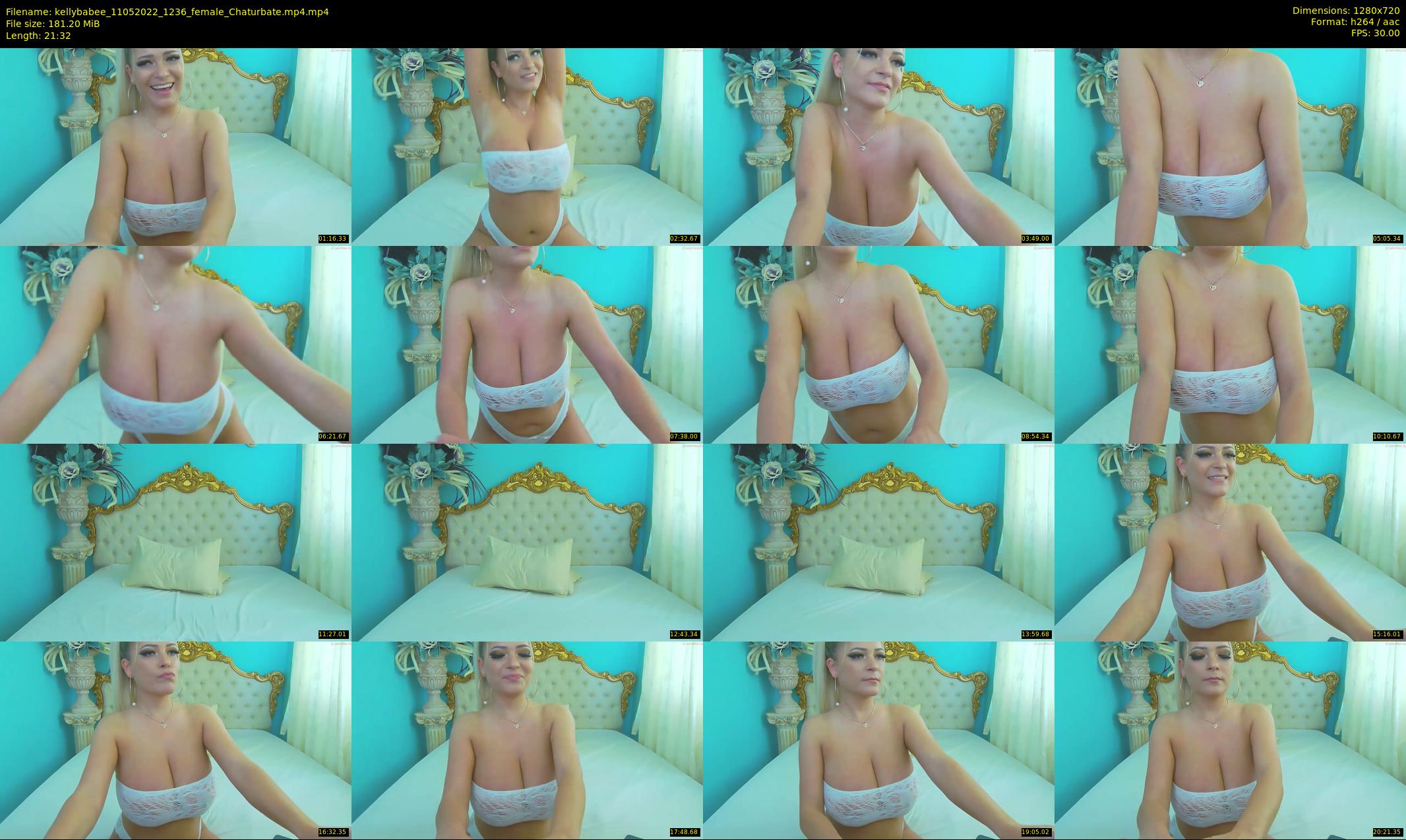 kellybabee — 22 minute Chaturbate female cam show recording, 720p, May 11, 2022