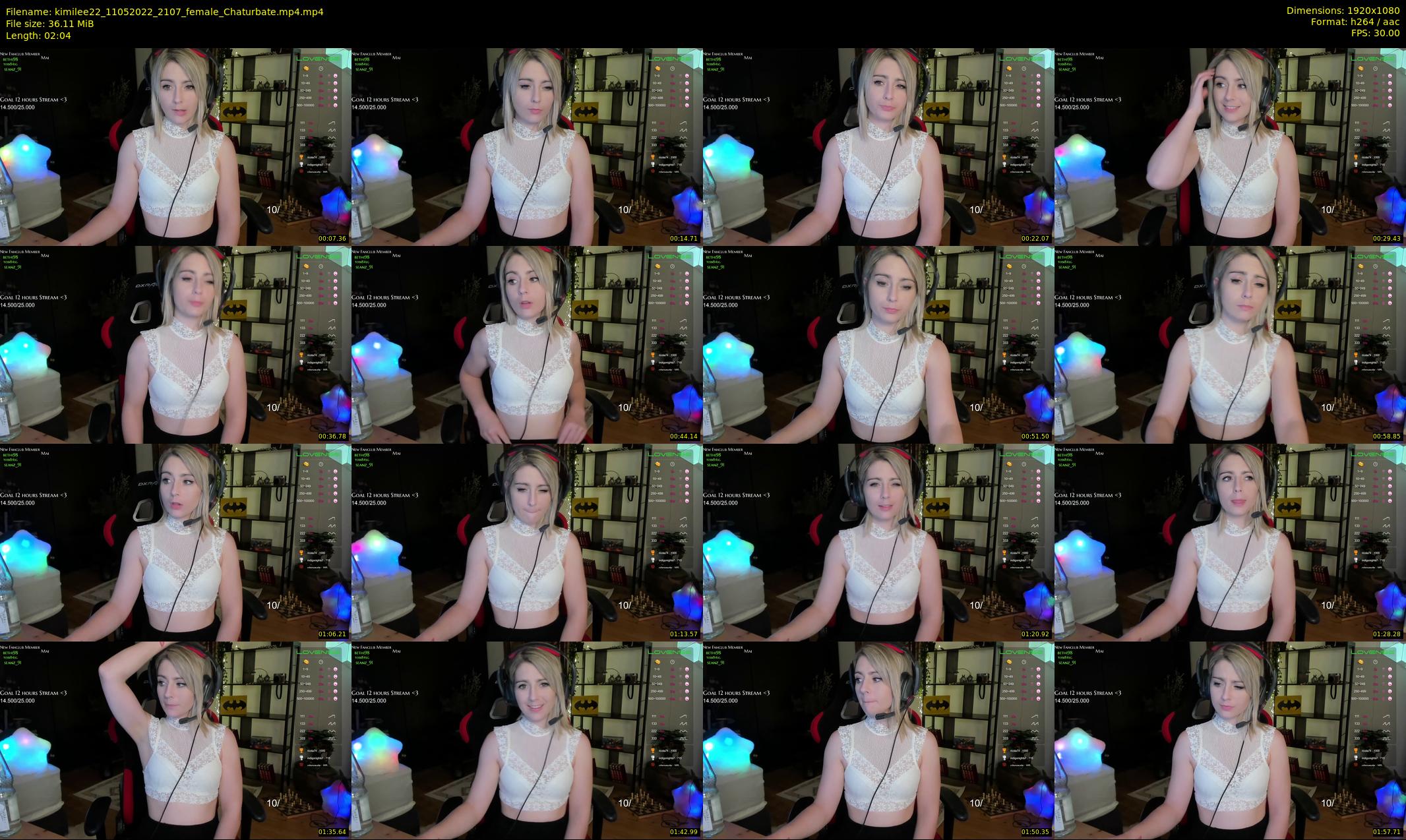 kimilee22 — 3 minute Chaturbate female cam show recording, 1080p, May 11, 2022