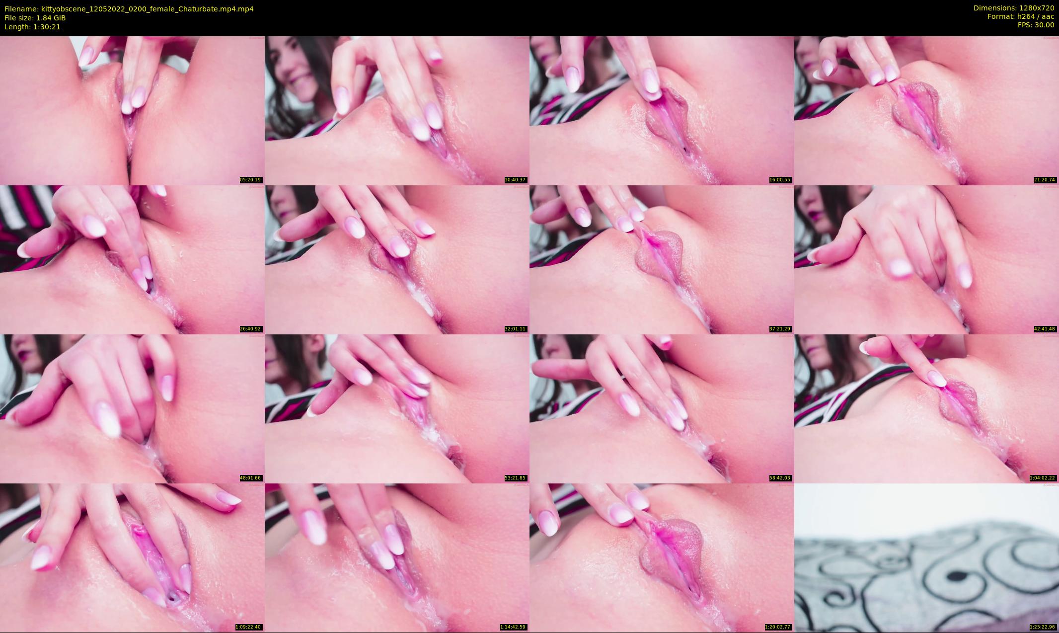 kittyobscene — 91 minute Chaturbate female cam show recording, 720p, May 12, 2022