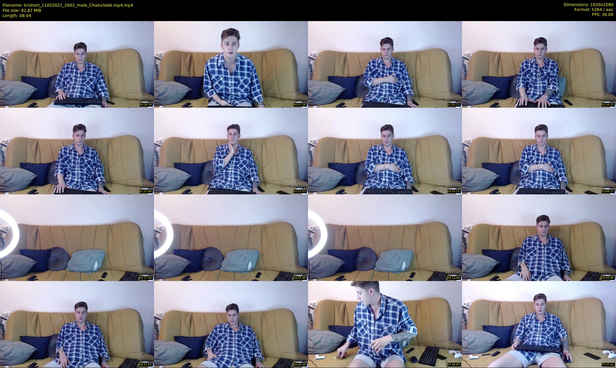 krishort — 9 minute Chaturbate male cam show recording, 1080p, May 11, 2022