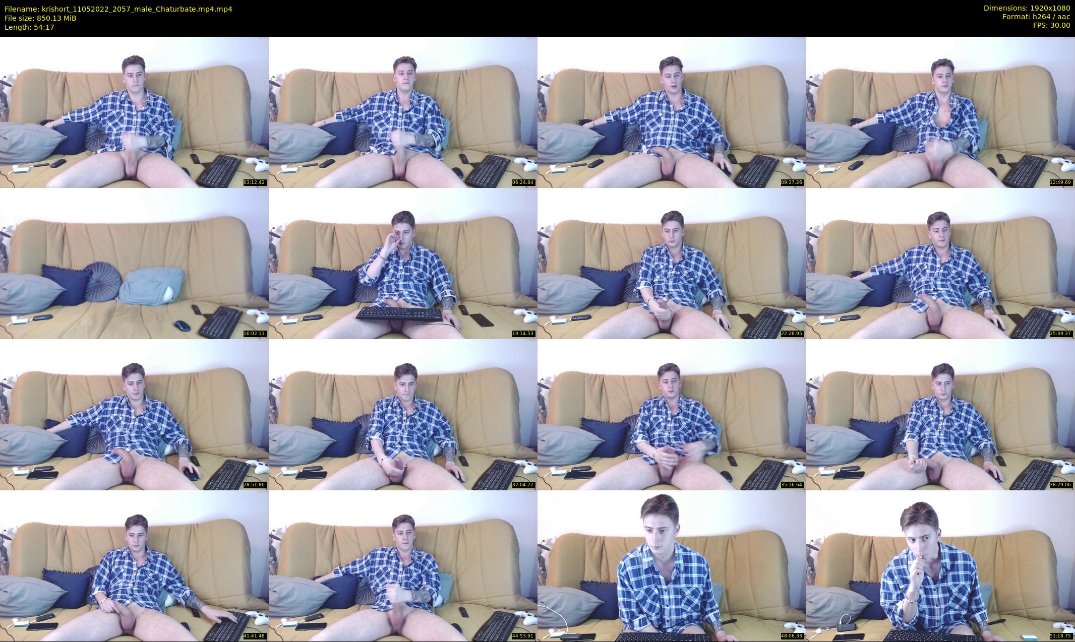 krishort — 55 minute Chaturbate male cam show recording, 1080p, May 11, 2022