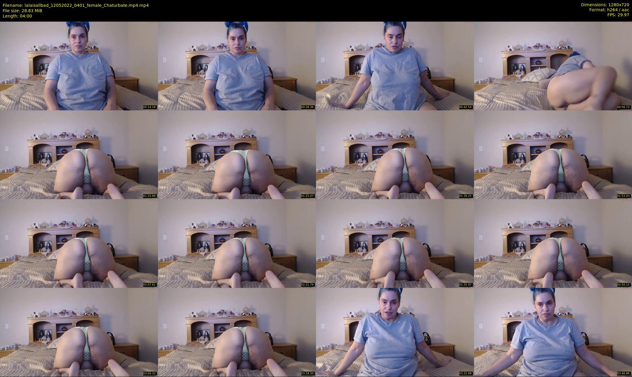 lalaisallbad — 4 minute Chaturbate female cam show recording, 720p, May 12, 2022