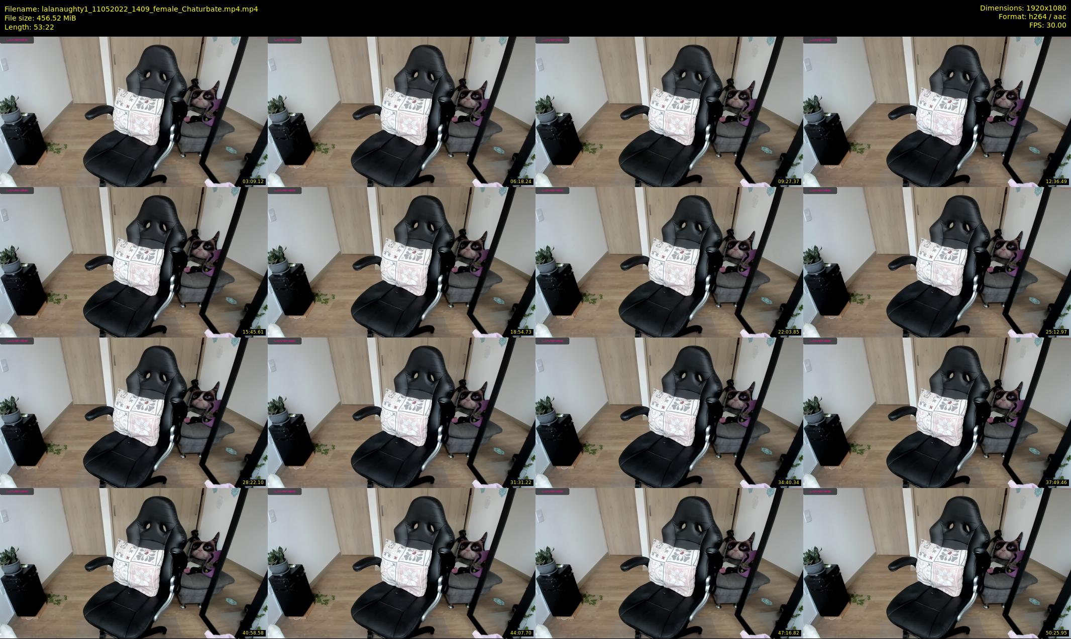 lalanaughty1 — 54 minute Chaturbate female cam show recording, 1080p, May 11, 2022