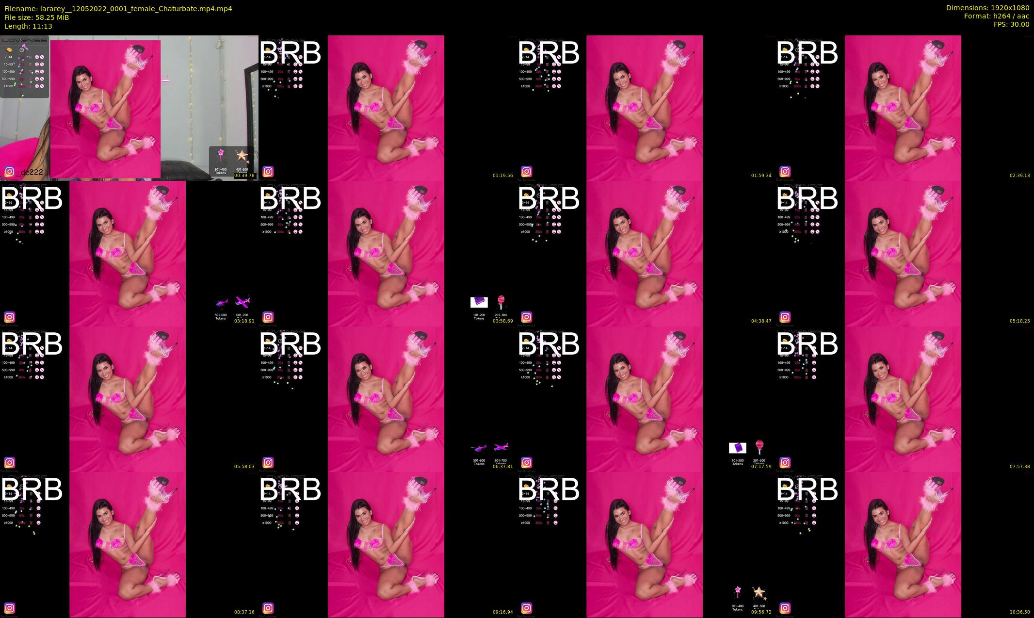 lararey_ — 12 minute Chaturbate female cam show recording, 1080p, May 12, 2022