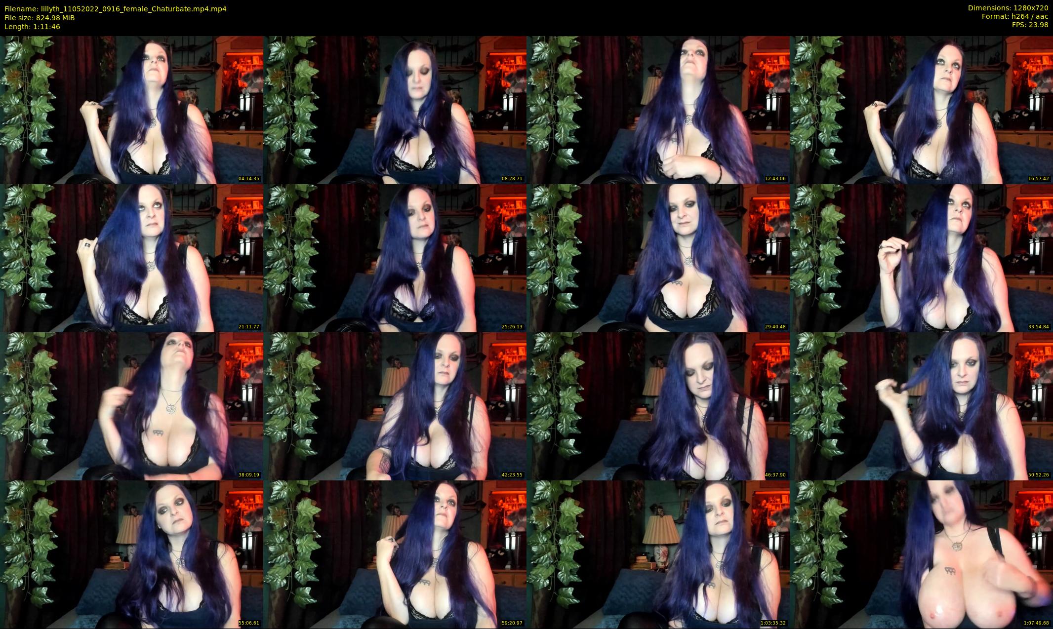 lillyth — 72 minute Chaturbate female cam show recording, 720p, May 11, 2022