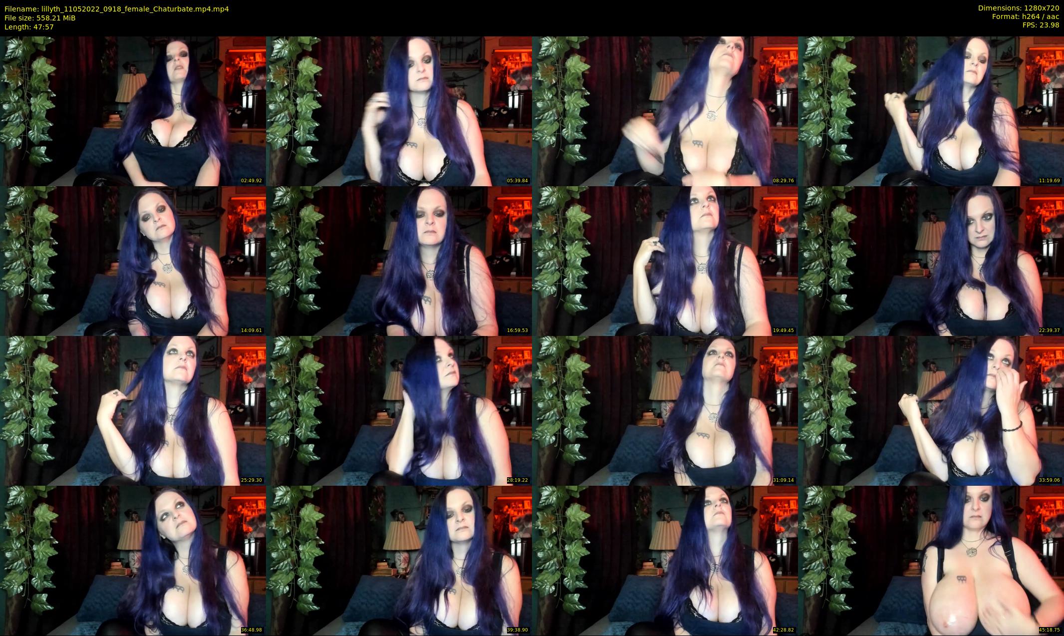 lillyth — 48 minute Chaturbate female cam show recording, 720p, May 11, 2022
