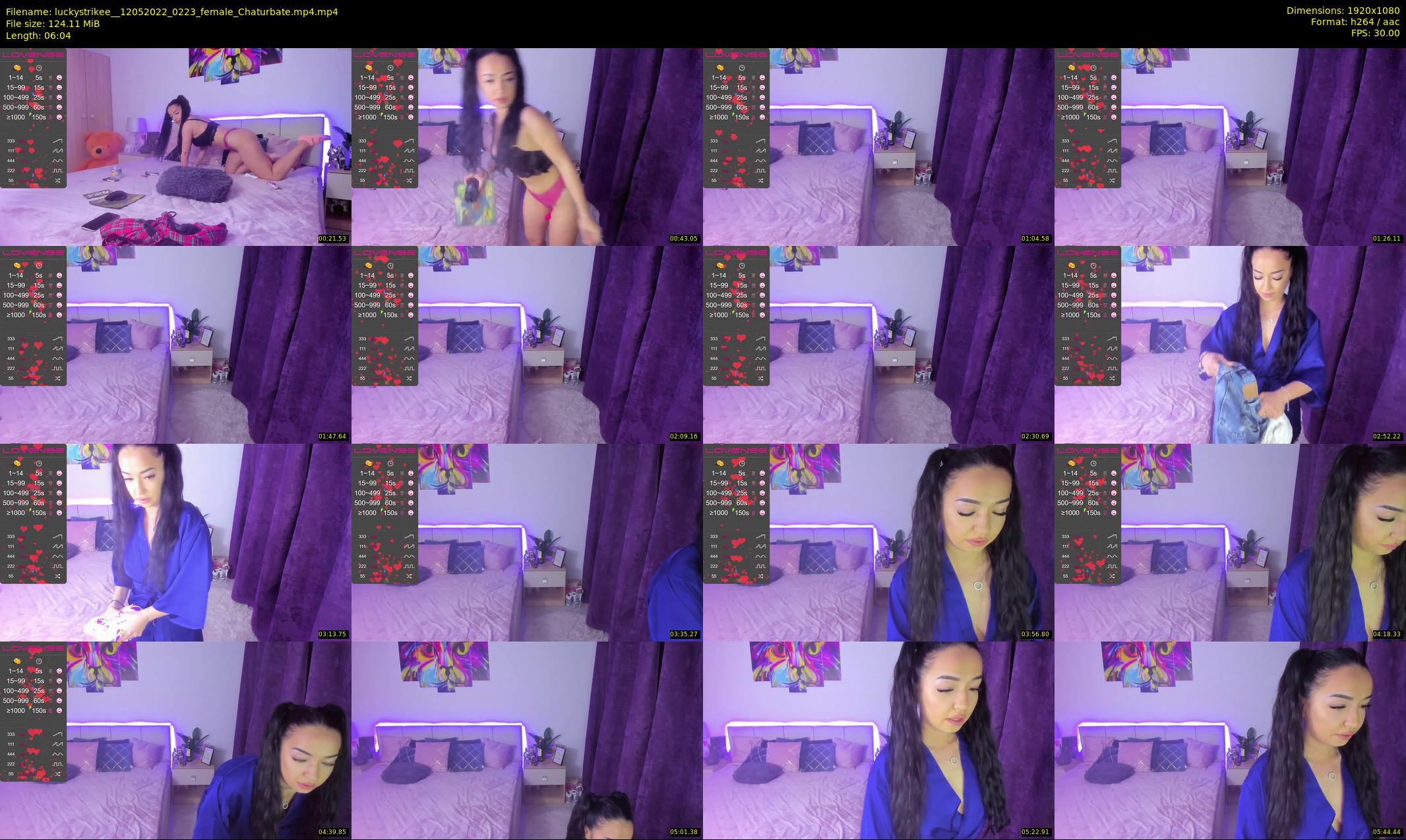 luckystrikee_ — 7 minute Chaturbate female cam show recording, 1080p, May 12, 2022
