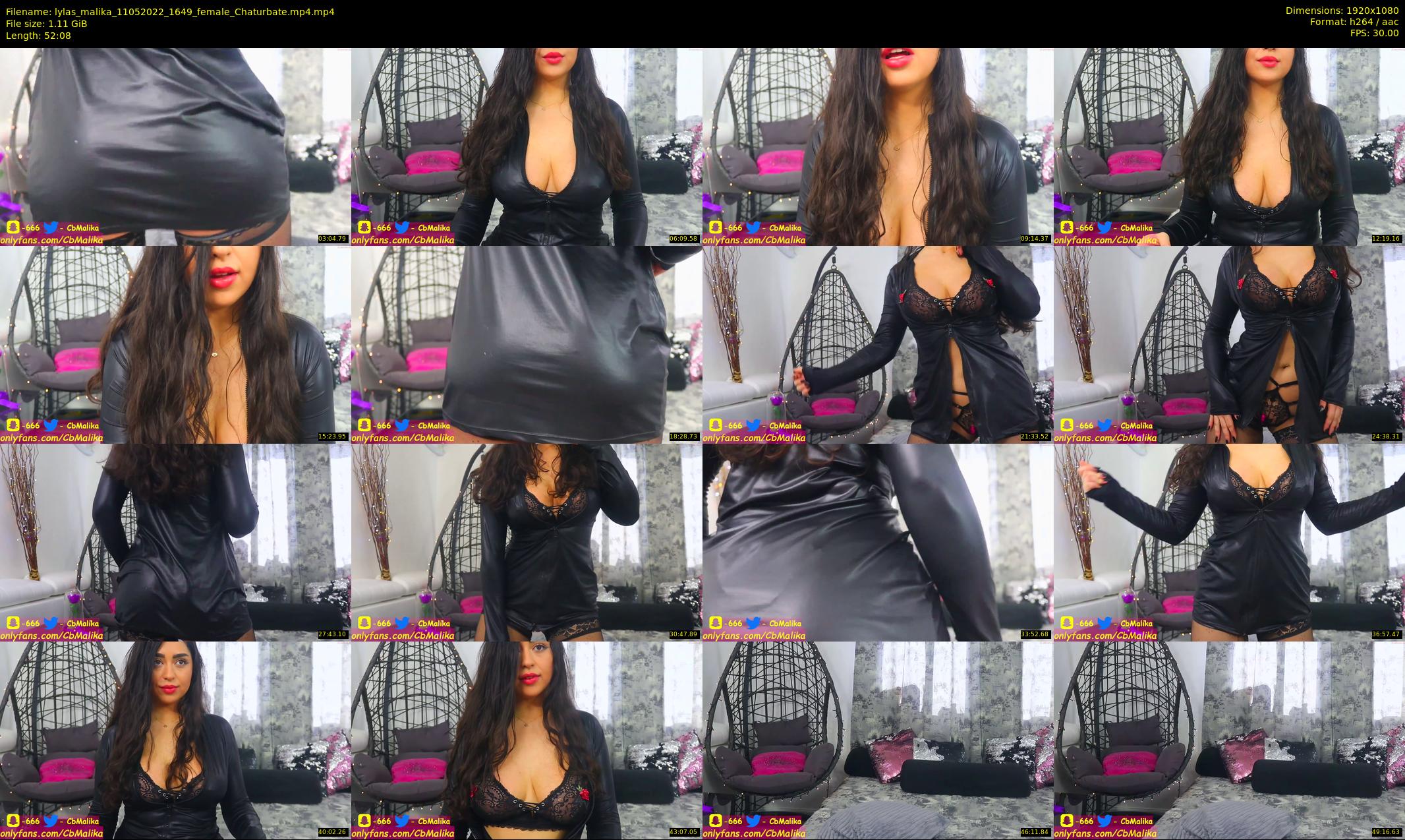 lylas_malika — 53 minute Chaturbate female cam show recording, 1080p, May 11, 2022