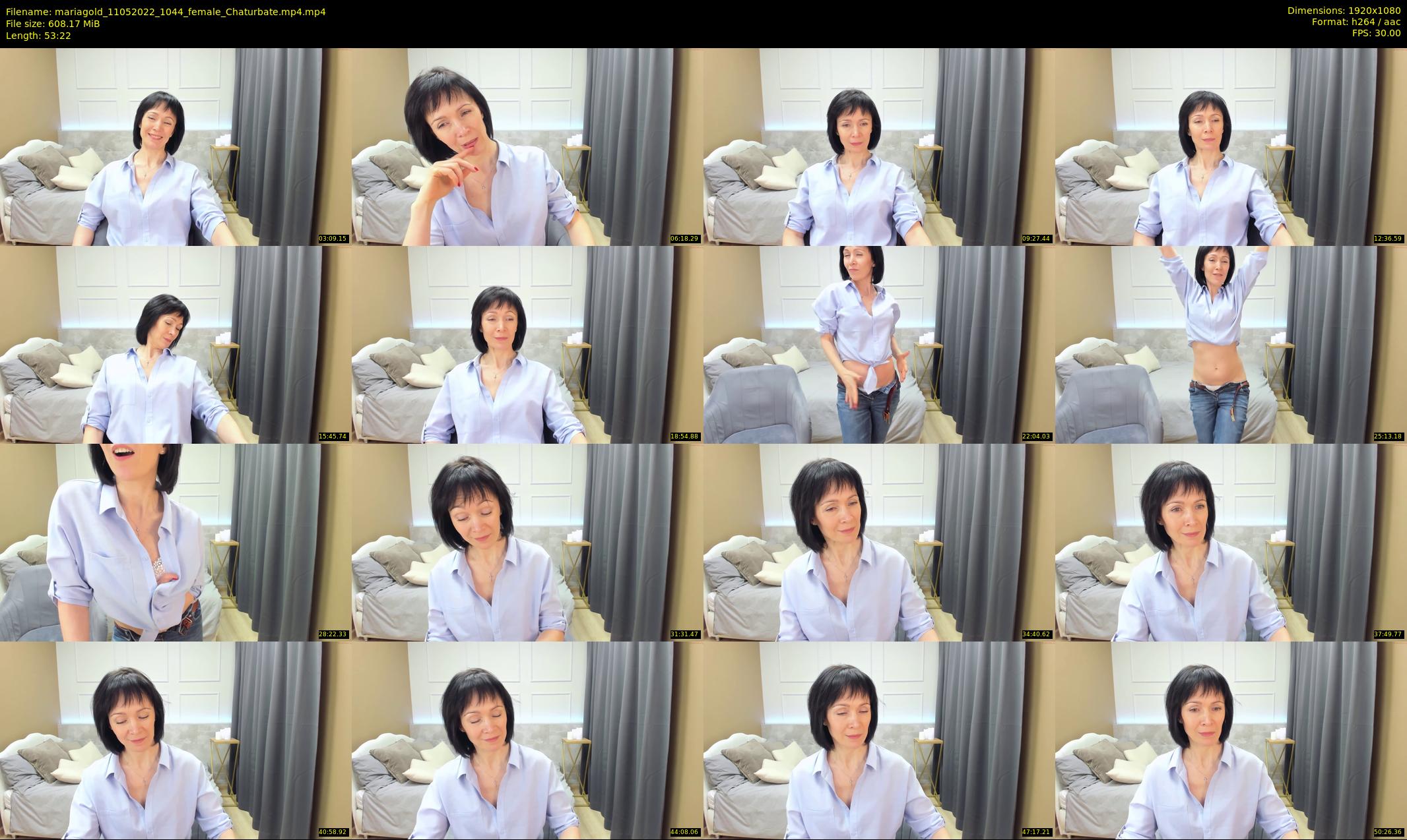 mariagold — 54 minute Chaturbate female cam show recording, 1080p, May 11, 2022