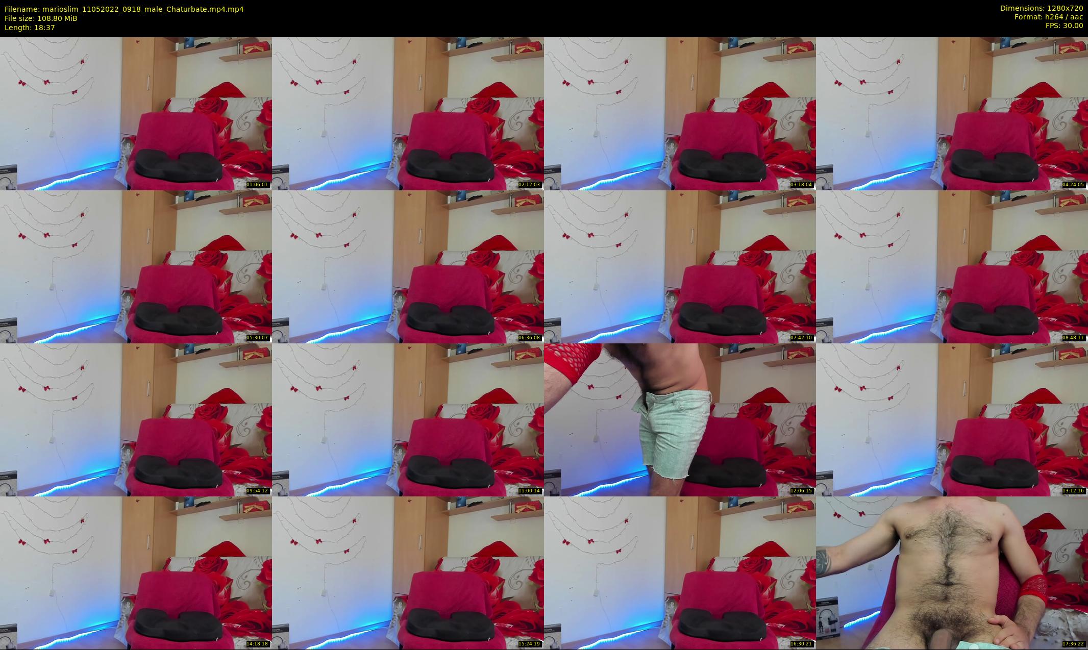 marioslim — 19 minute Chaturbate male cam show recording, 720p, May 11, 2022