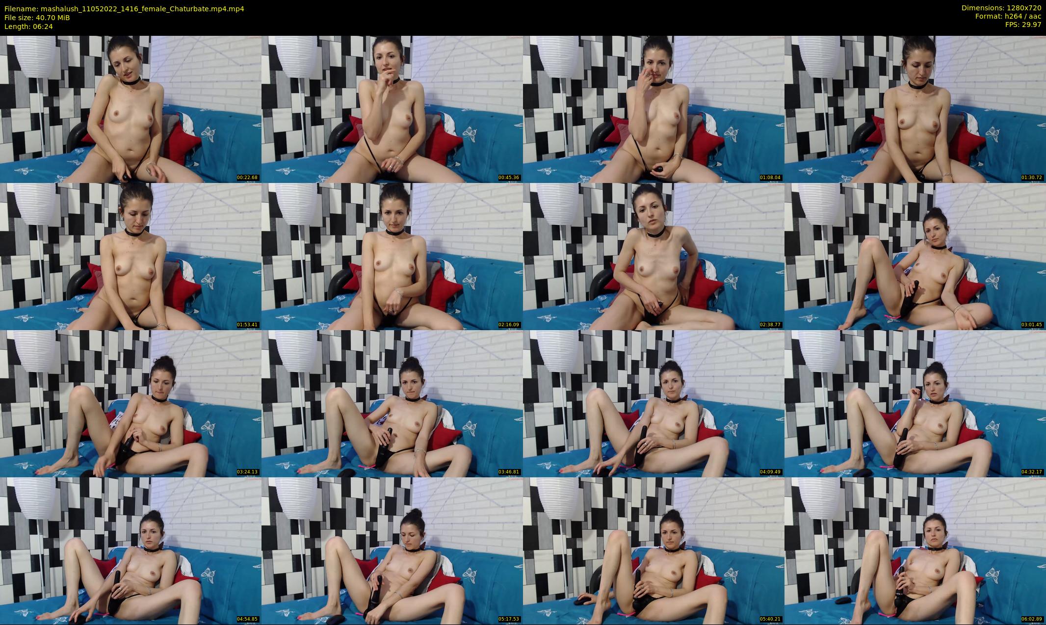 mashalush — 7 minute Chaturbate female cam show recording, 720p, May 11, 2022