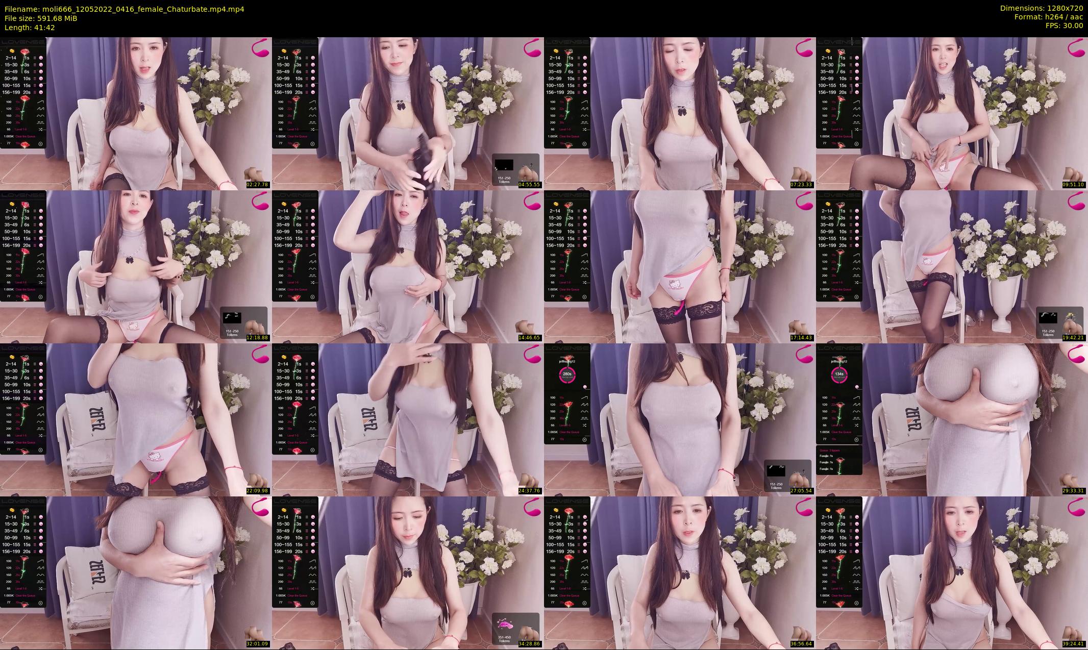 moli666 — 42 minute Chaturbate female cam show recording, 720p, May 12, 2022
