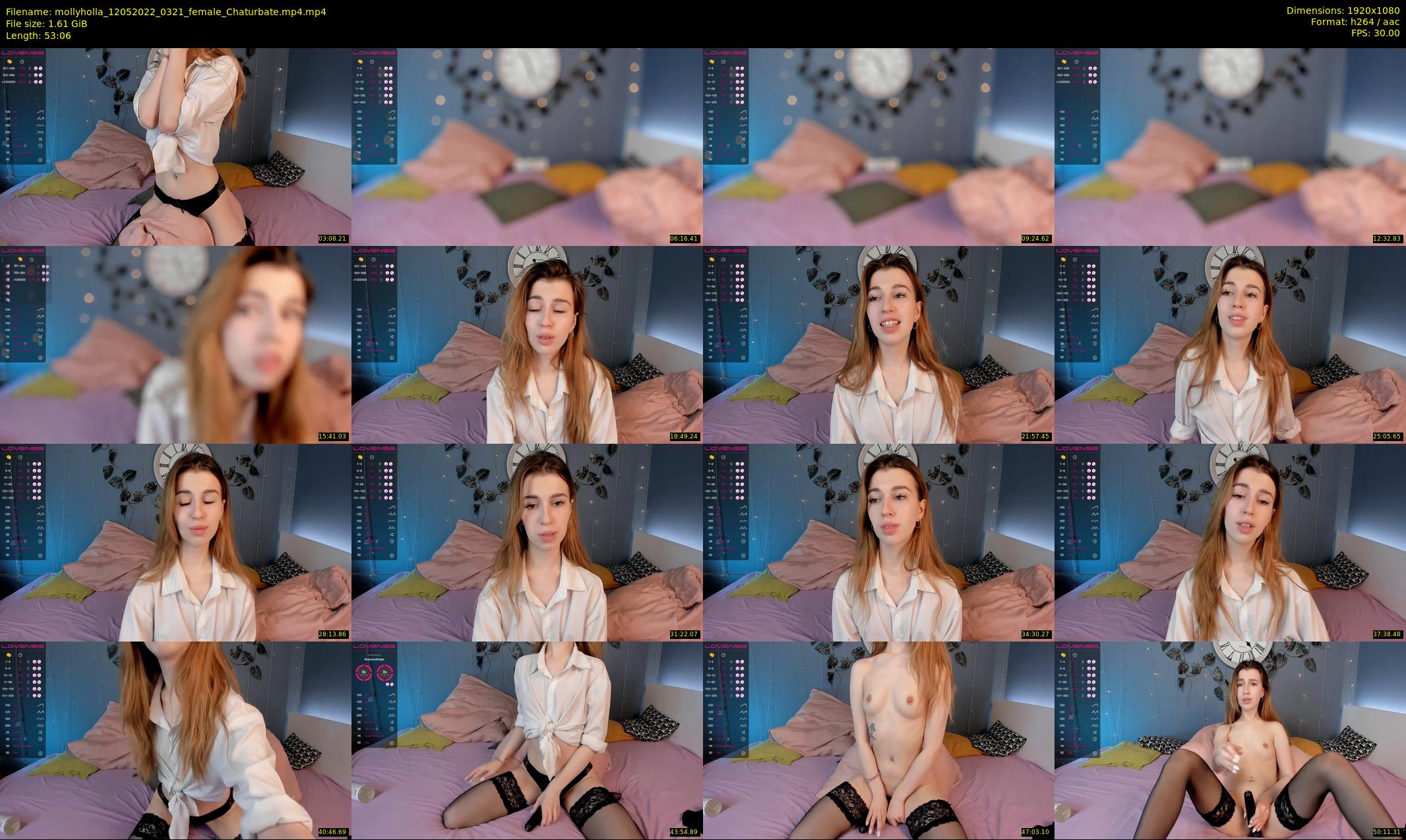 mollyholla — 54 minute Chaturbate couple cam show recording, 1080p, May 12, 2022
