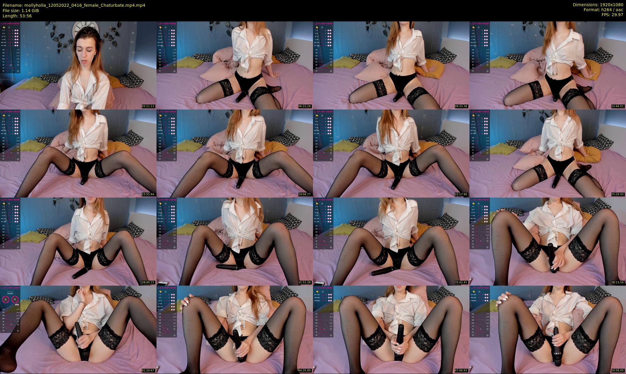 mollyholla — 54 minute Chaturbate couple cam show recording, 1080p, May 12, 2022
