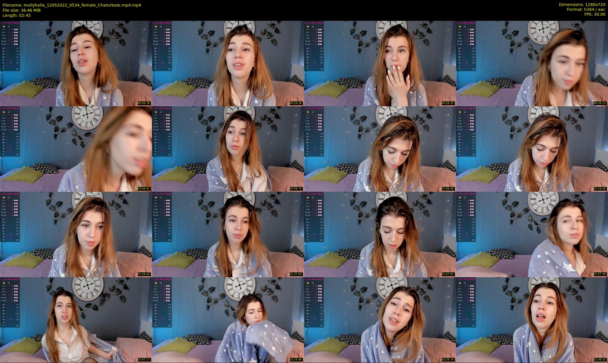 mollyholla — 3 minute Chaturbate couple cam show recording, 720p, May 12, 2022
