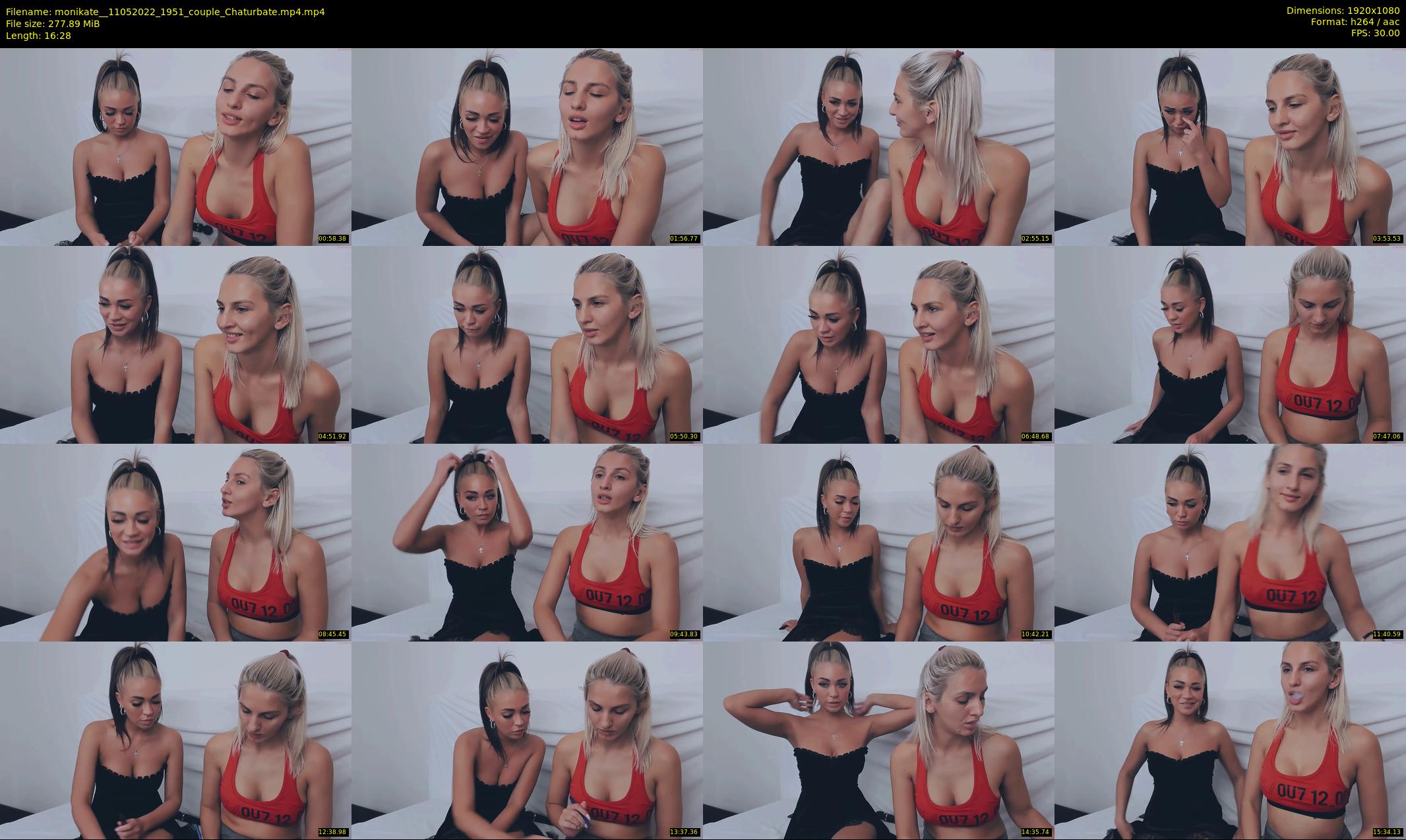 monikate_ — 17 minute Chaturbate couple cam show recording, 1080p, May 11, 2022