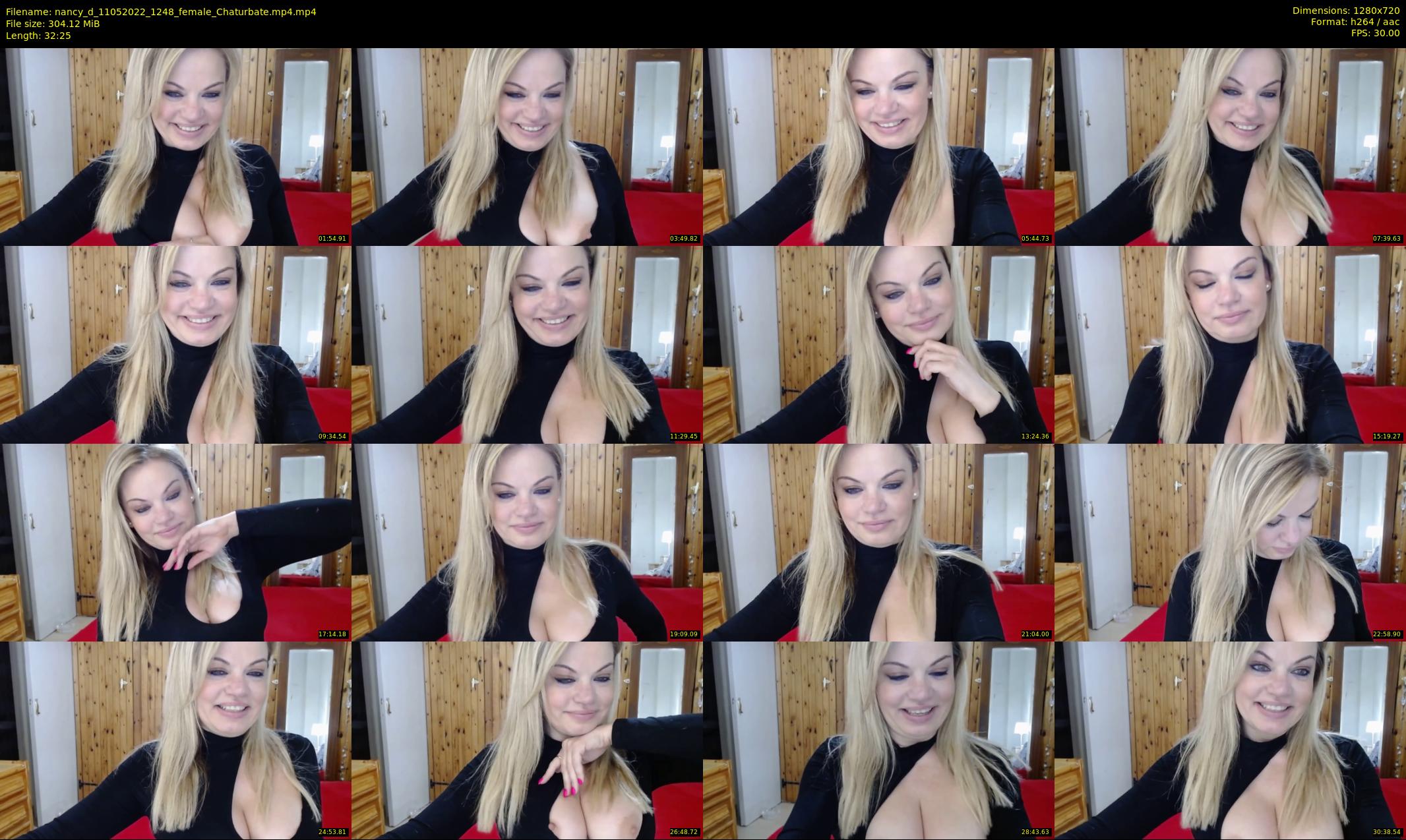 nancy_d — 33 minute Chaturbate female cam show recording, 720p, May 11, 2022