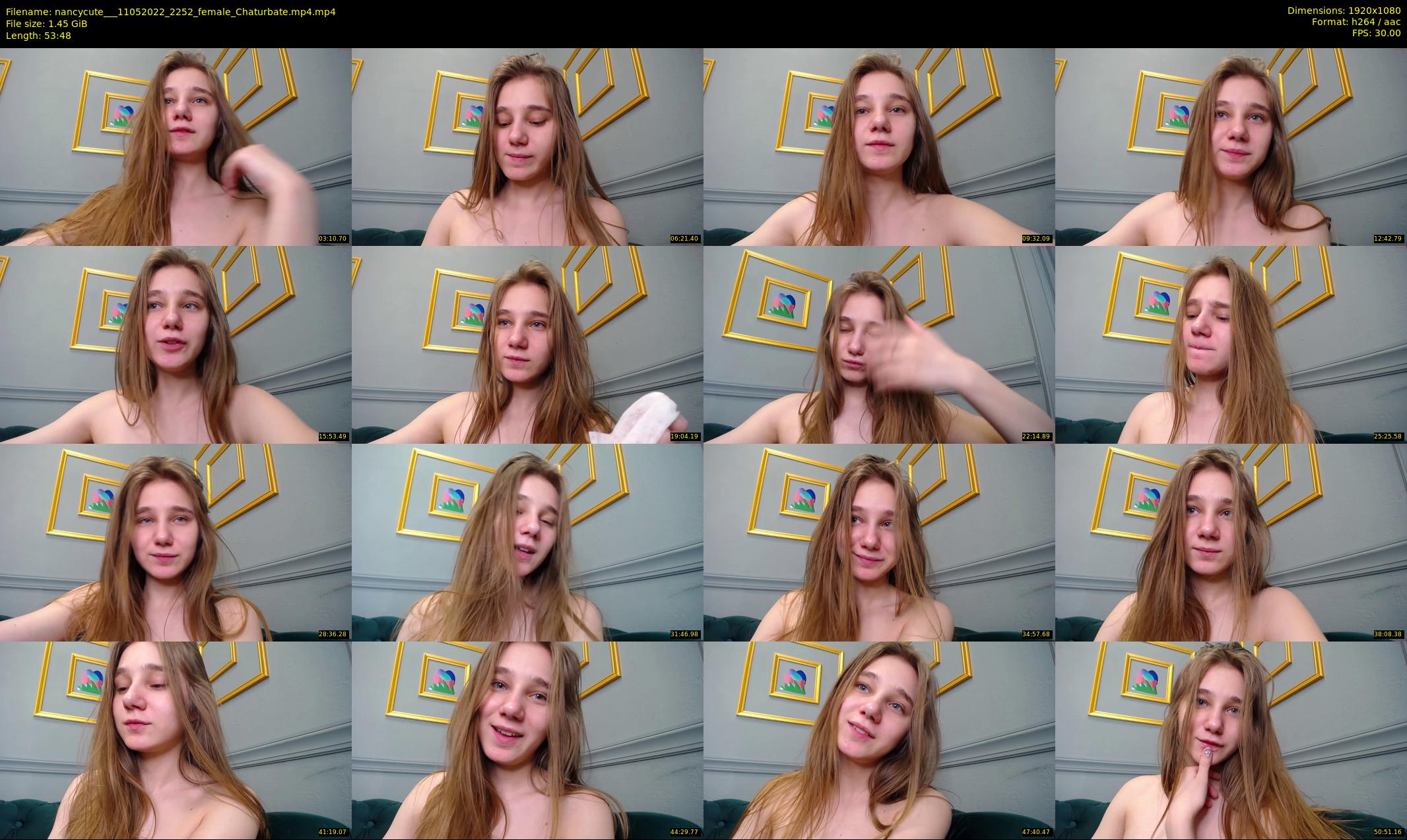 nancycute__ — 54 minute Chaturbate female cam show recording, 1080p, May 11, 2022
