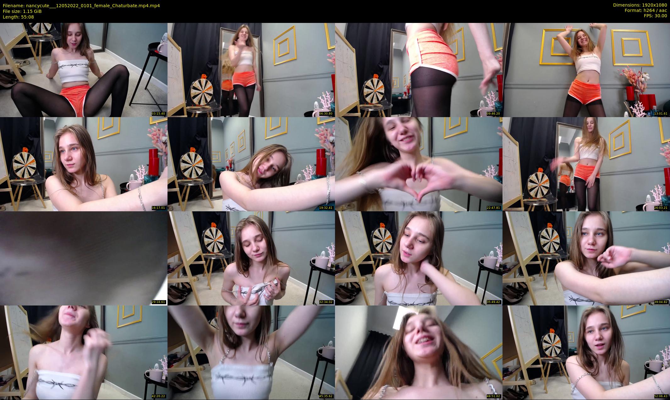 nancycute__ — 56 minute Chaturbate female cam show recording, 1080p, May 12, 2022