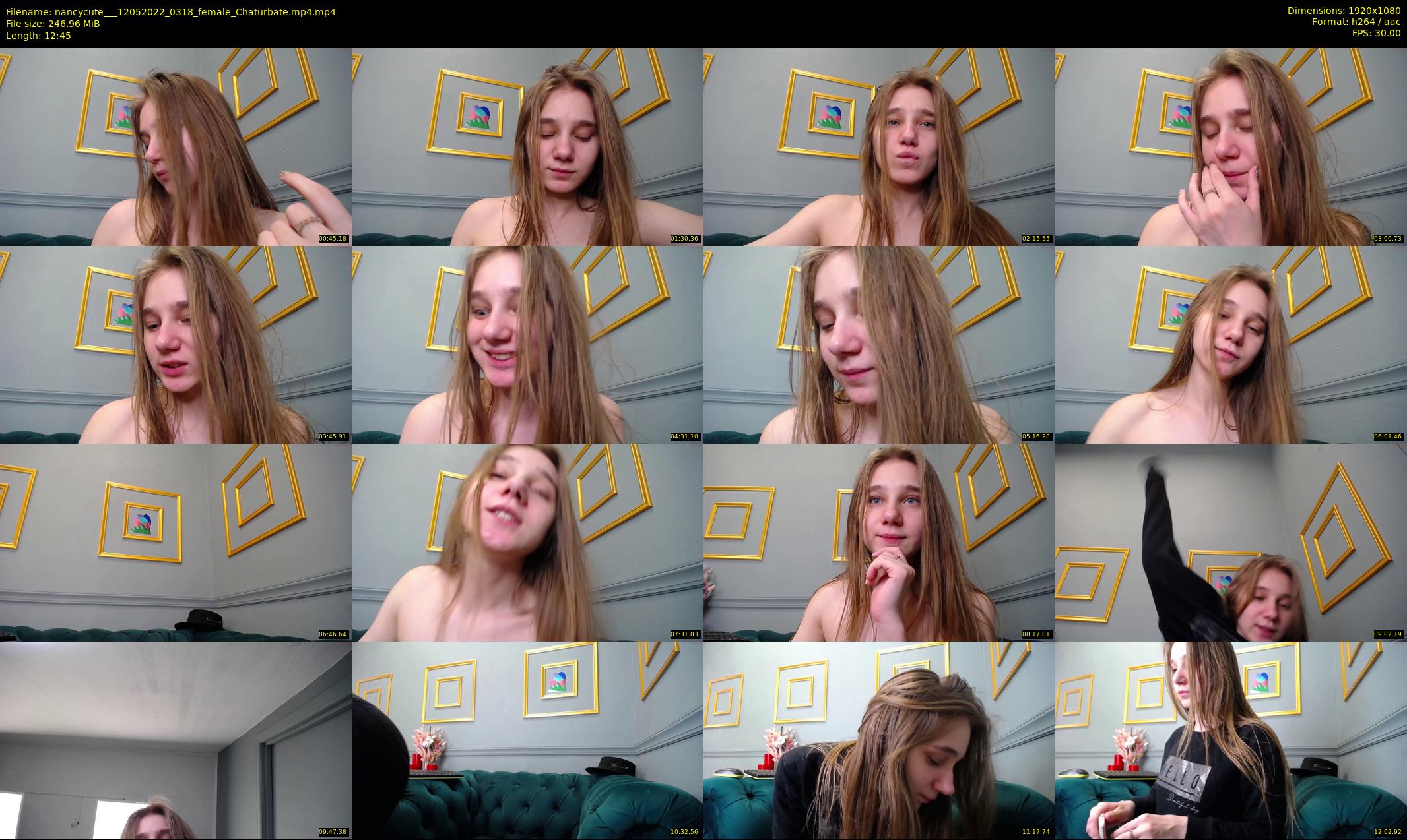 nancycute__ — 13 minute Chaturbate female cam show recording, 1080p, May 12, 2022
