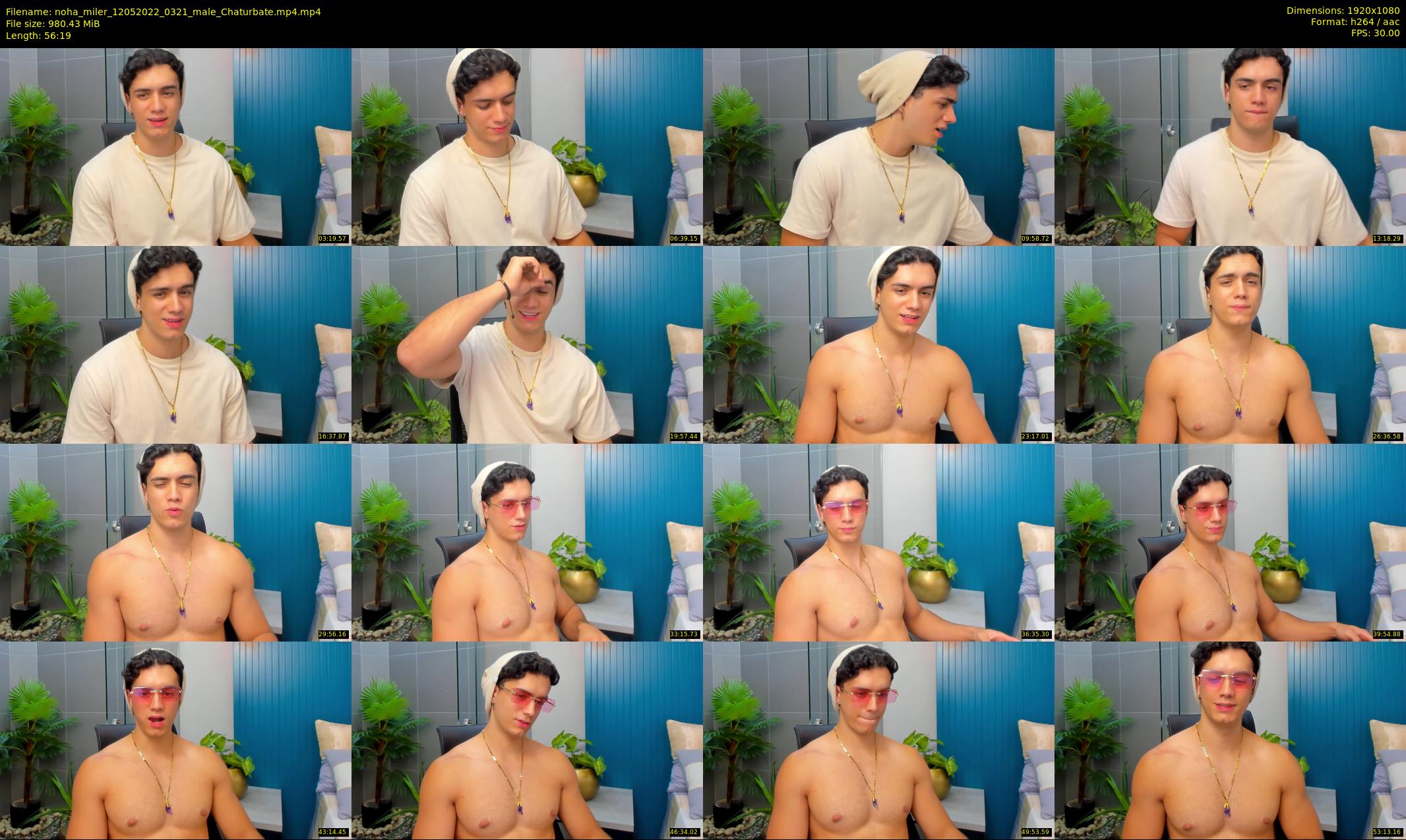 noha_miler — 57 minute Chaturbate male cam show recording, 1080p, May 12, 2022