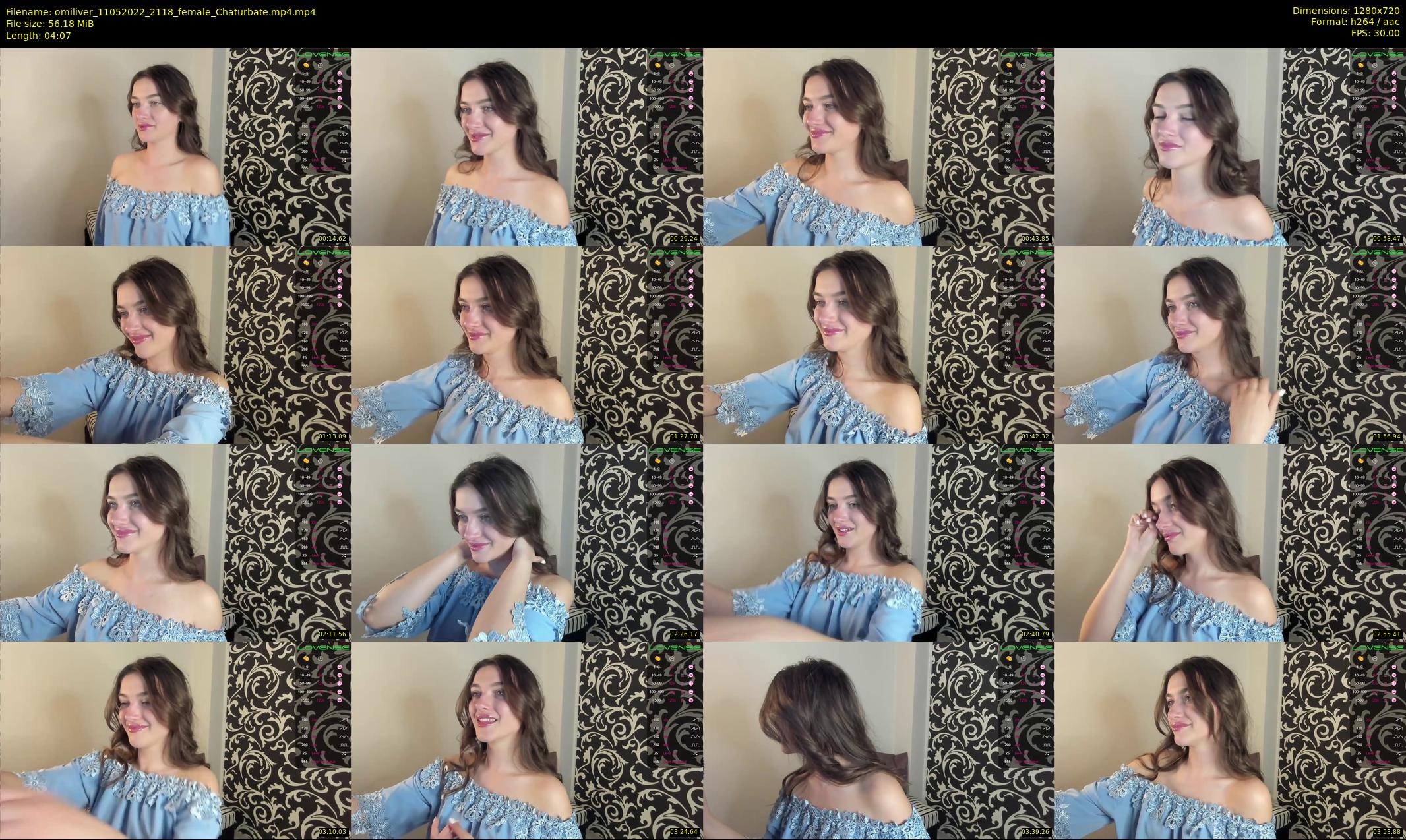 omiliver — 5 minute Chaturbate female cam show recording, 720p, May 11, 2022