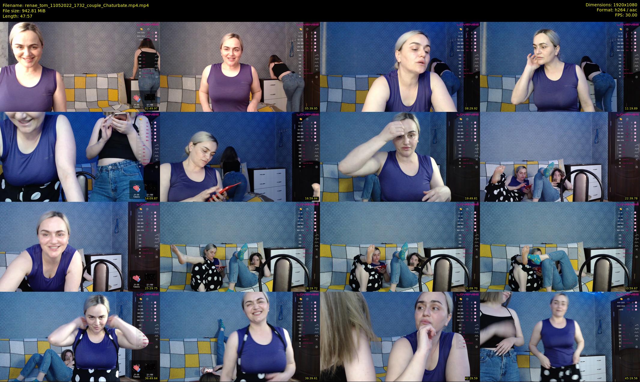 renae_tom — 48 minute Chaturbate couple cam show recording, 1080p, May 11, 2022
