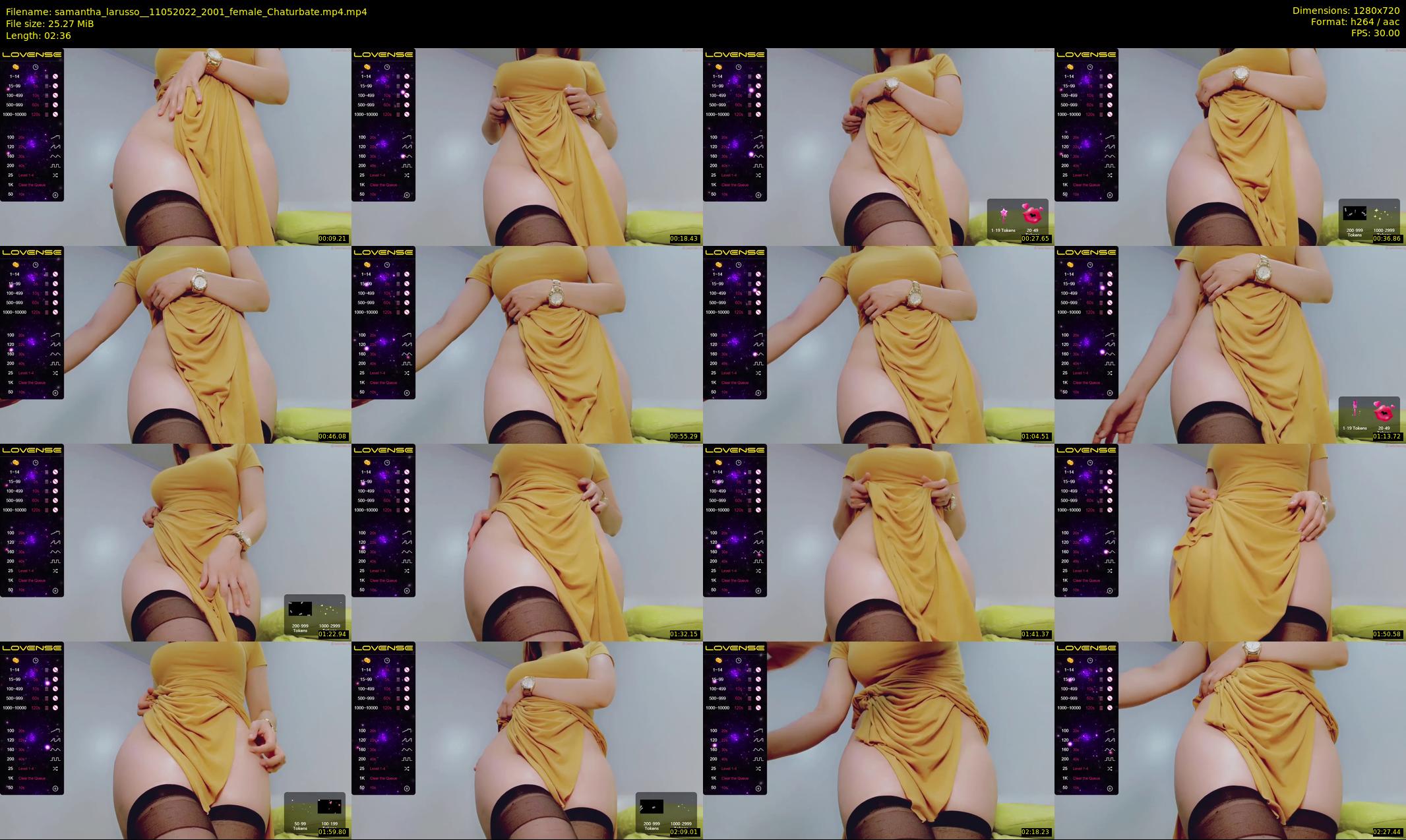 samantha_larusso_ — 3 minute Chaturbate couple cam show recording, 720p, May 11, 2022