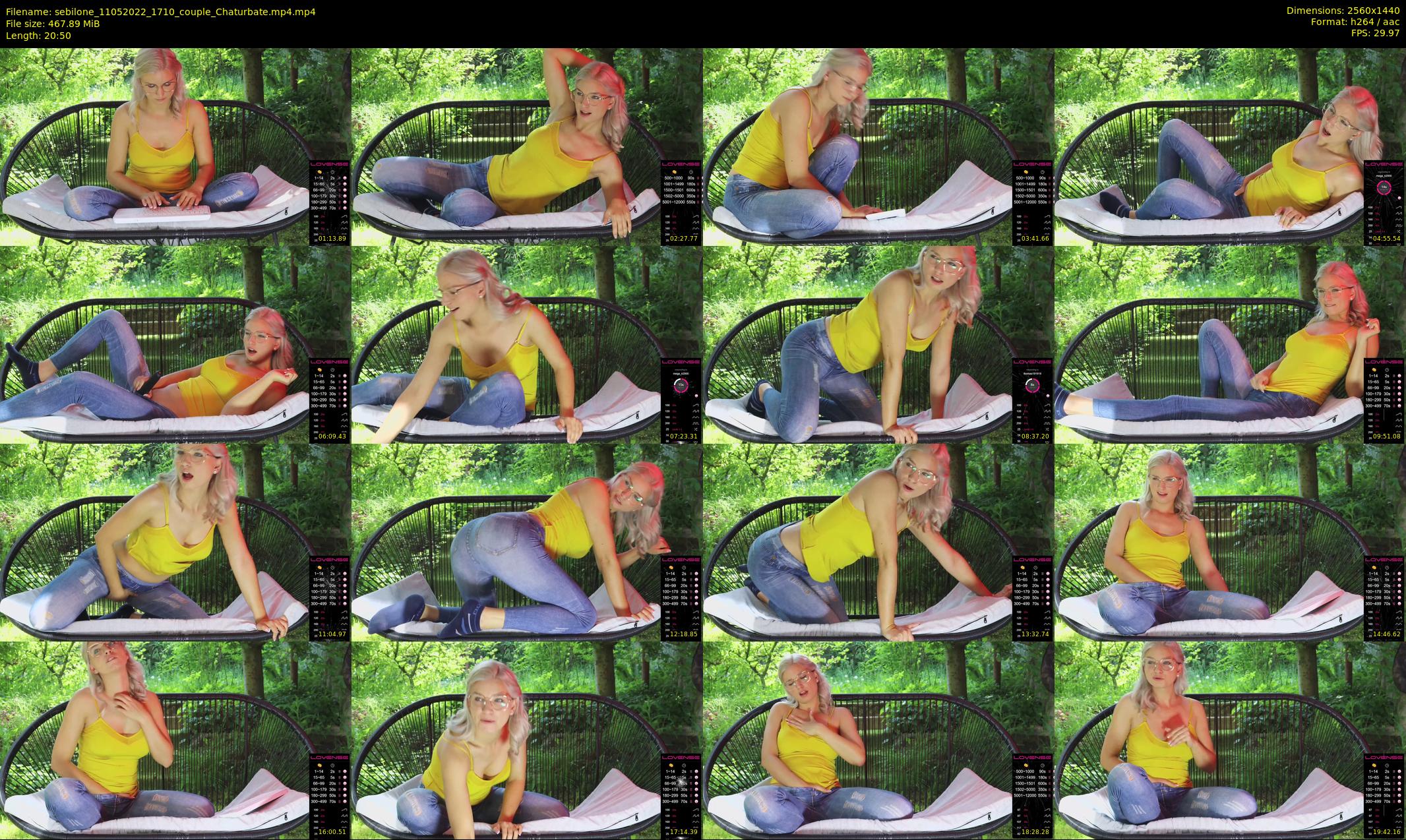 sebilone — 21 minute Chaturbate couple cam show recording, 1080p, May 11, 2022