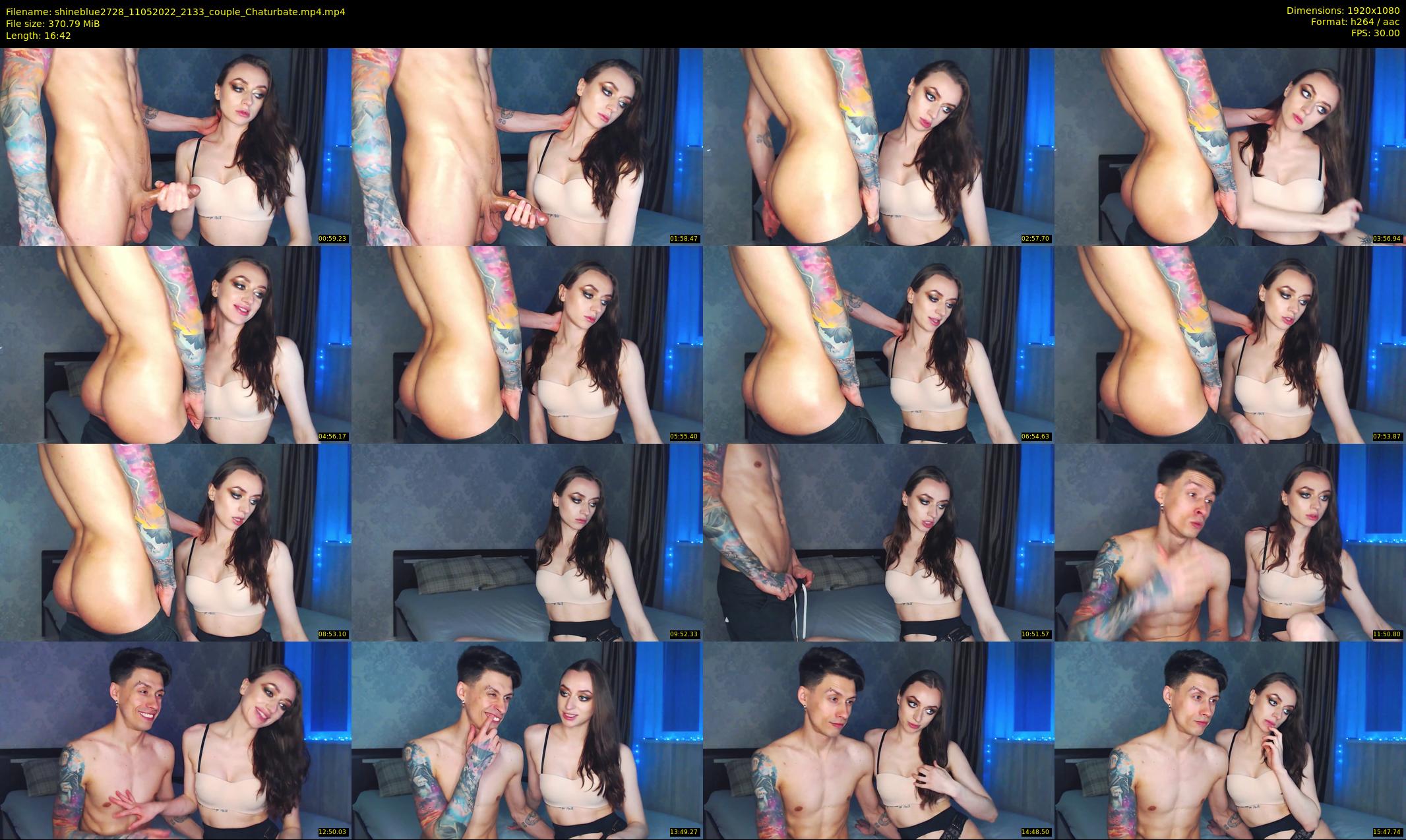 shineblue2728 — 17 minute Chaturbate couple cam show recording, 1080p, May 11, 2022