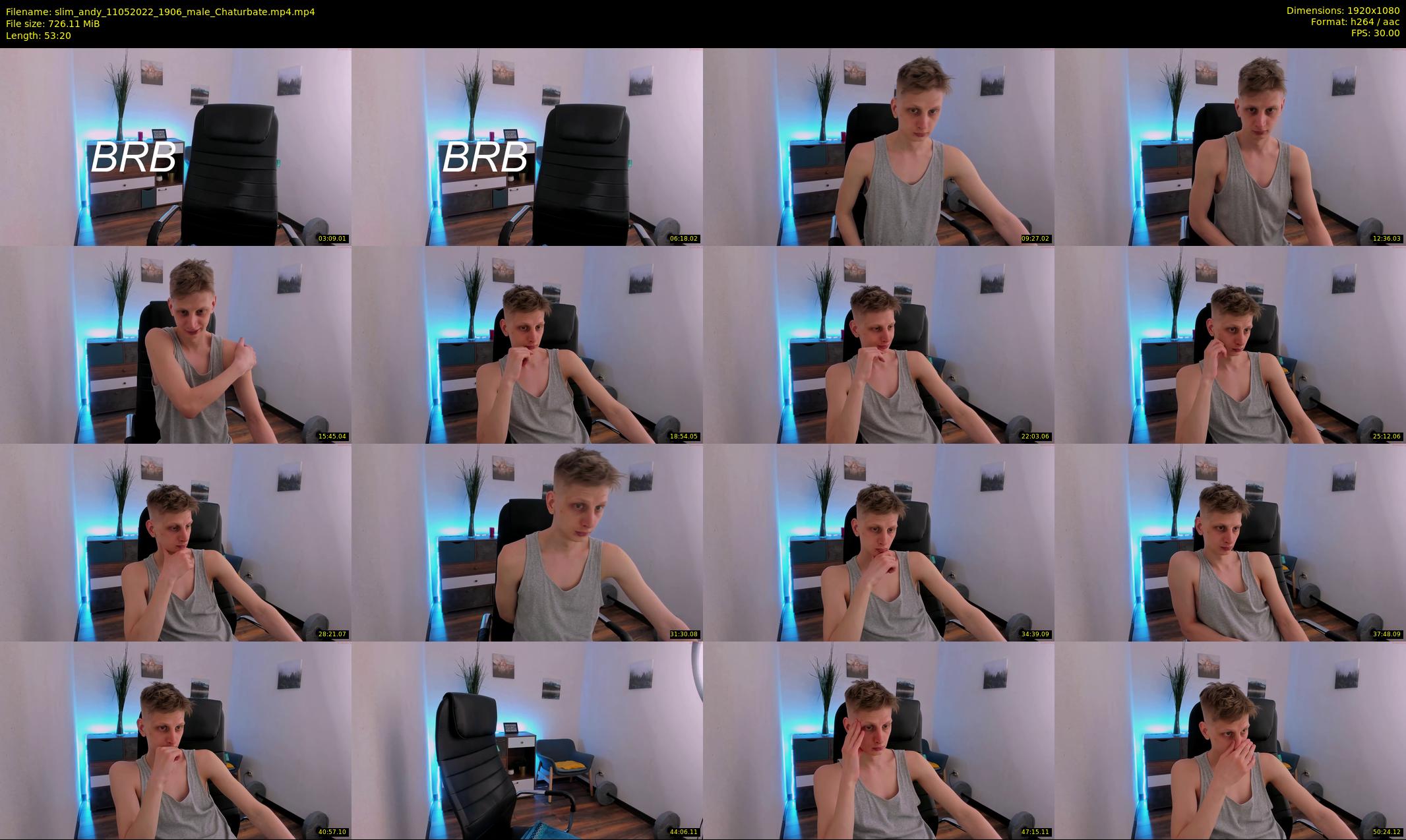 slim_andy — 54 minute Chaturbate male cam show recording, 1080p, May 11, 2022