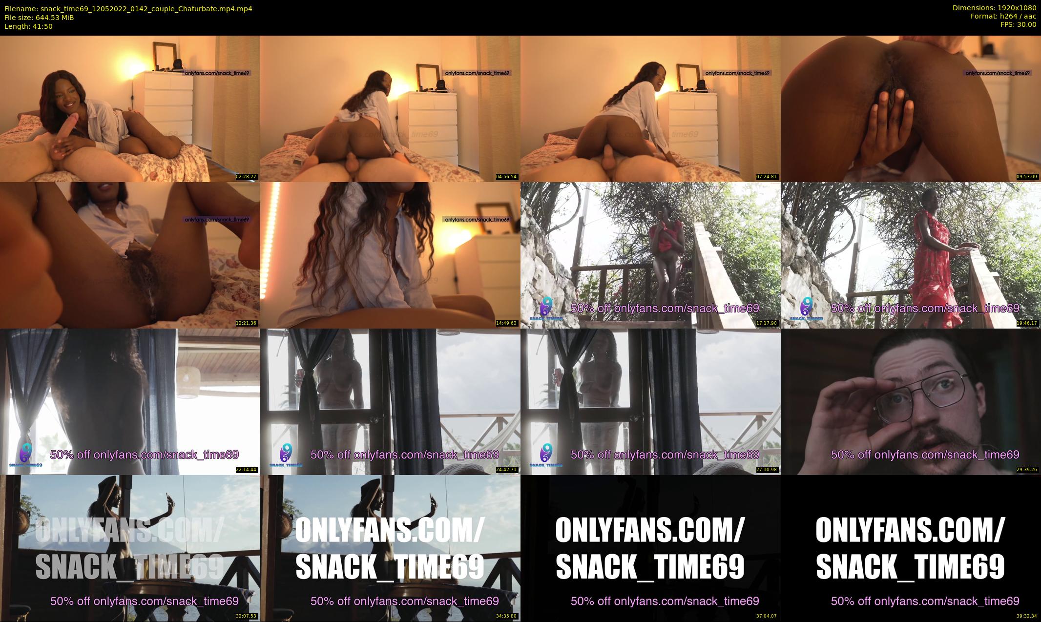 snack_time69 — 42 minute Chaturbate couple cam show recording, 1080p, May 12, 2022