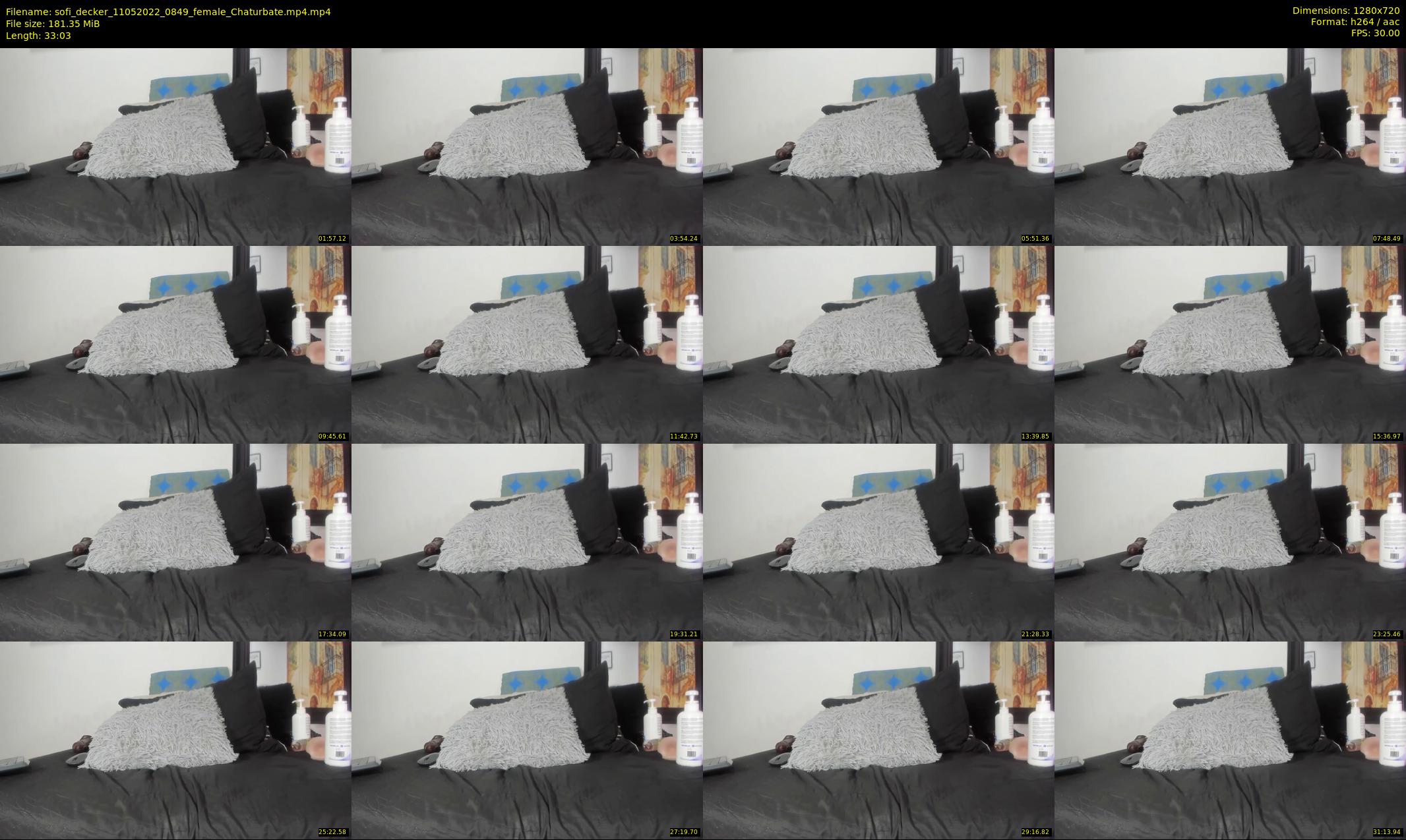 sofi_decker — 34 minute Chaturbate female cam show recording, 720p, May 11, 2022