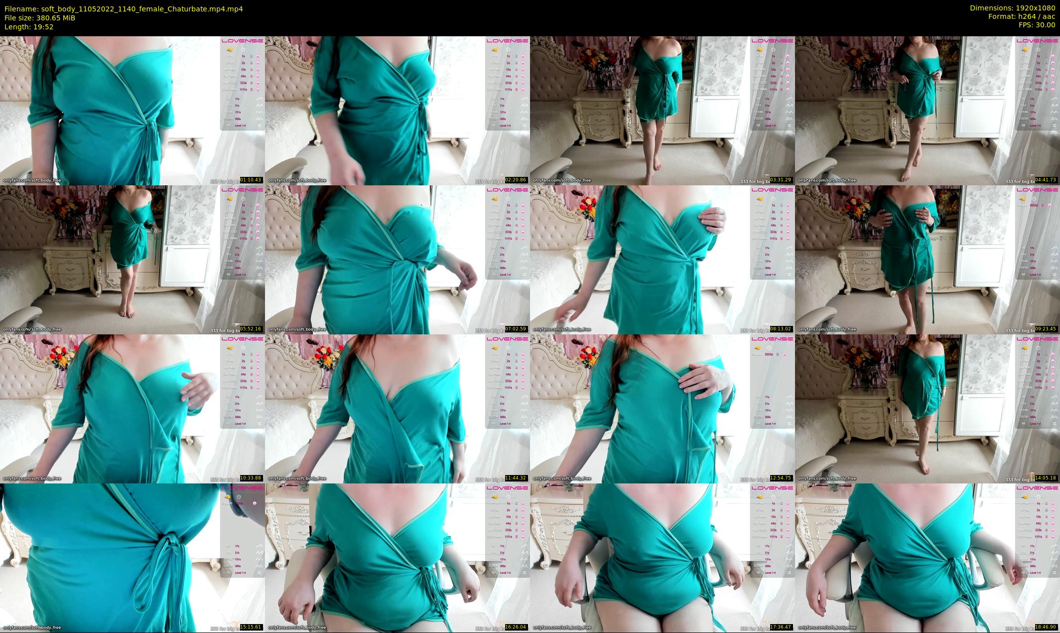 soft_body — 20 minute Chaturbate female cam show recording, 1080p, May 11, 2022