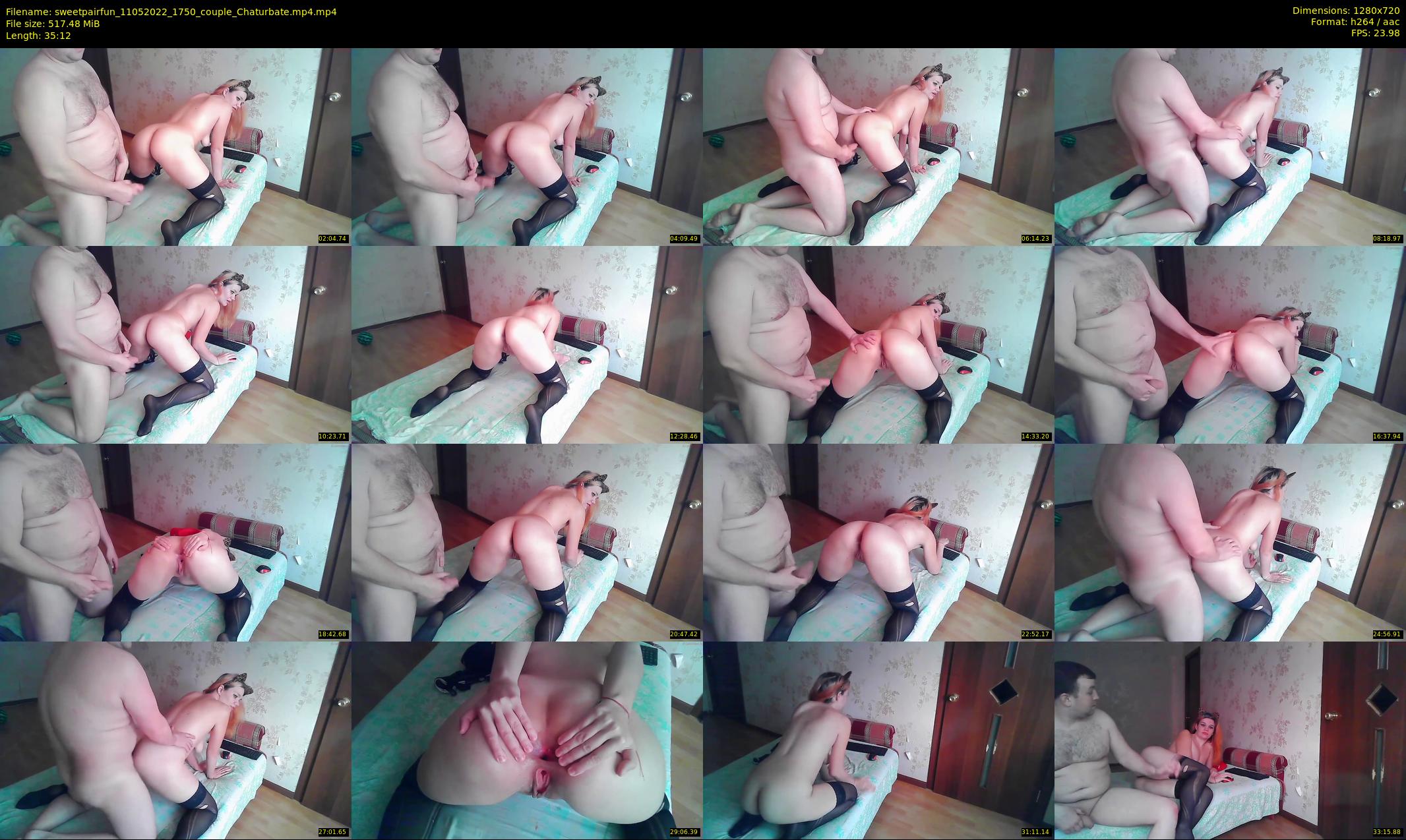 sweetpairfun — 36 minute Chaturbate couple cam show recording, 720p, May 11, 2022