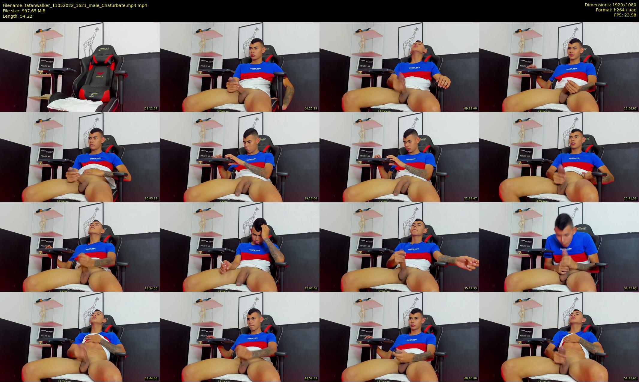 tatanwalker — 55 minute Chaturbate male cam show recording, 1080p, May 11, 2022