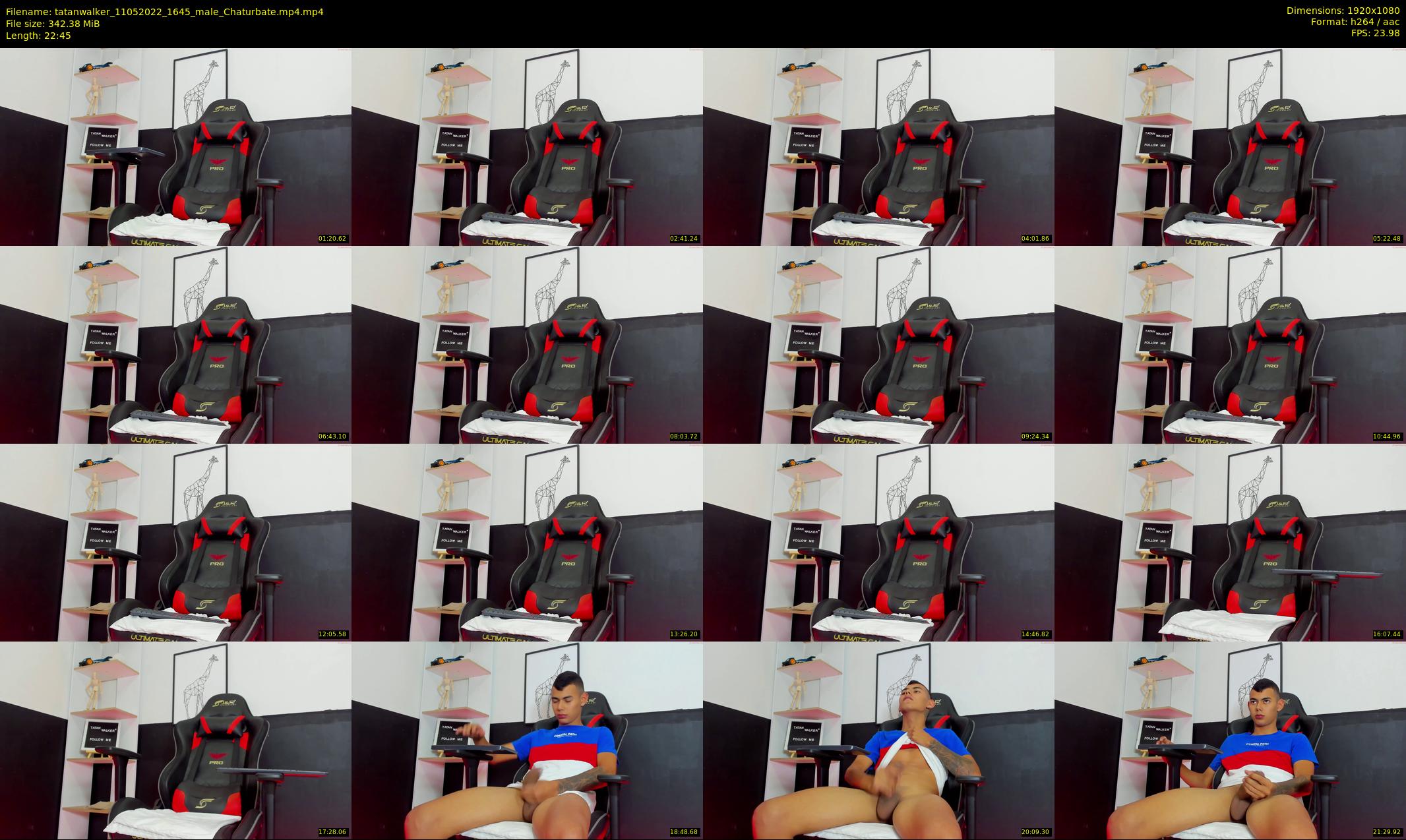 tatanwalker — 23 minute Chaturbate male cam show recording, 1080p, May 11, 2022