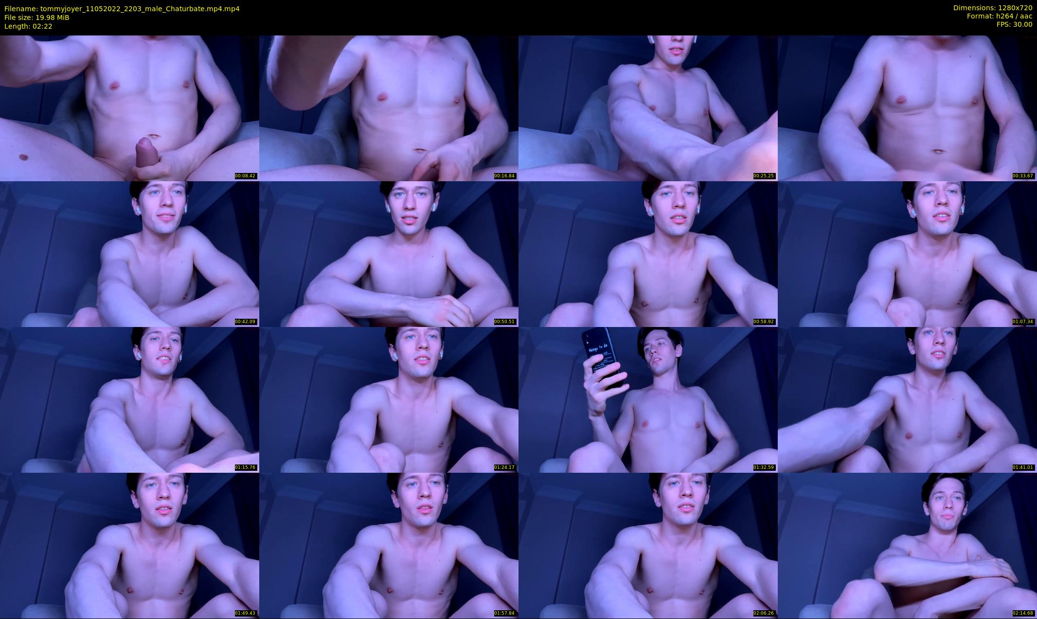 tommyjoyer — 3 minute Chaturbate male cam show recording, 720p, May 11, 2022