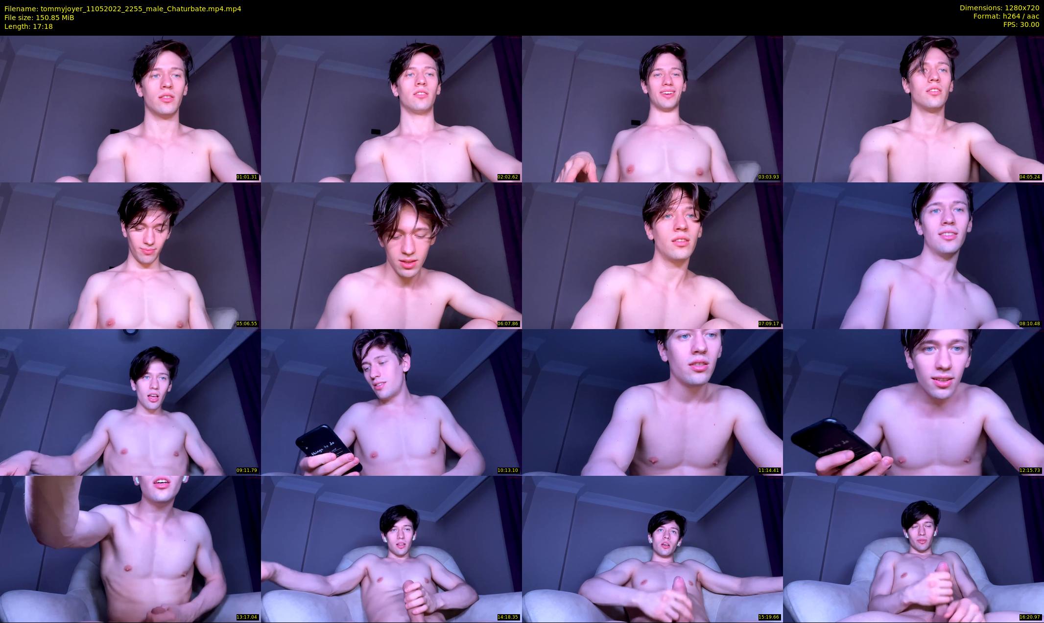 tommyjoyer — 18 minute Chaturbate male cam show recording, 720p, May 11, 2022