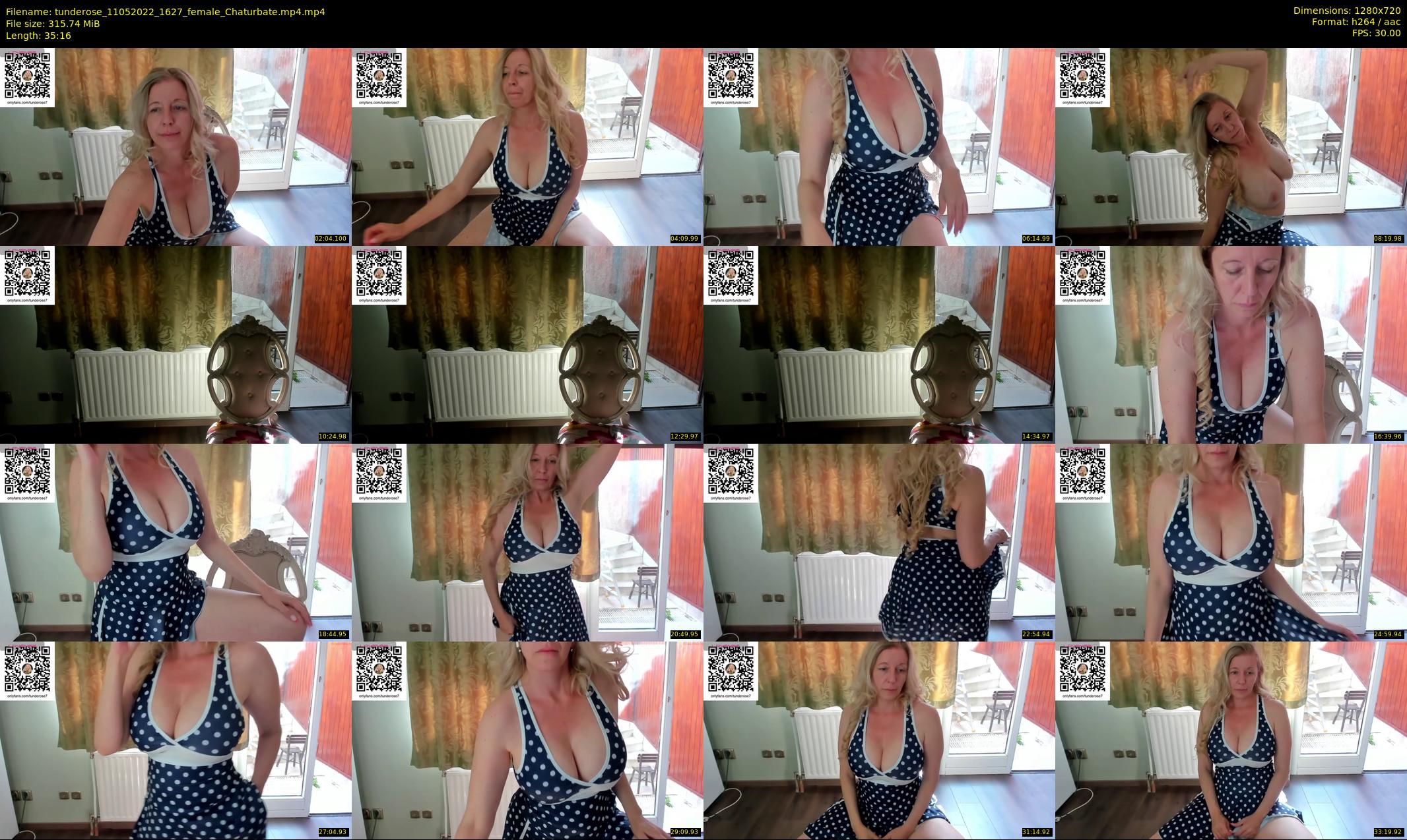 tunderose — 36 minute Chaturbate female cam show recording, 720p, May 11, 2022